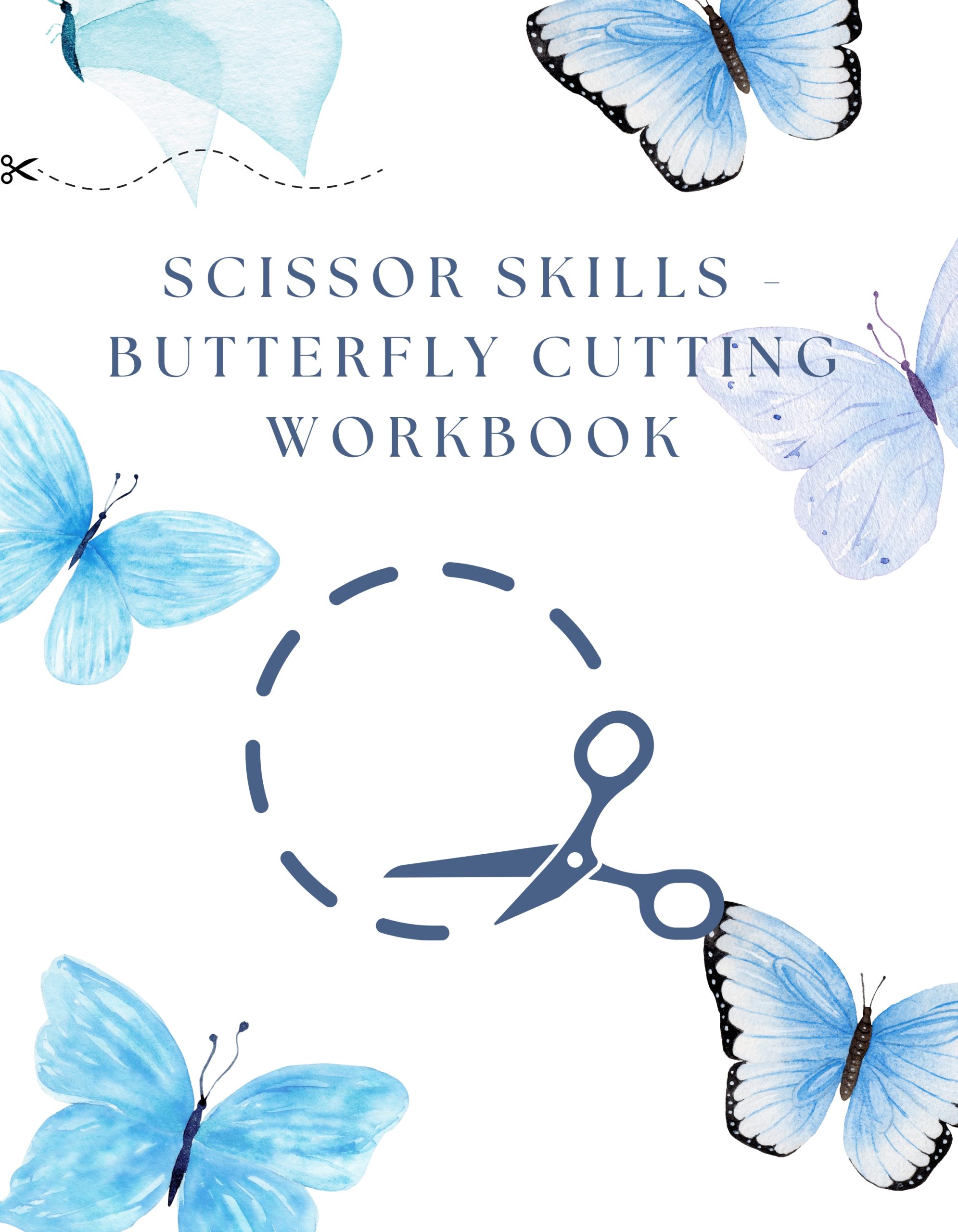 Scissor Skills – Butterfly Cutting Workbook