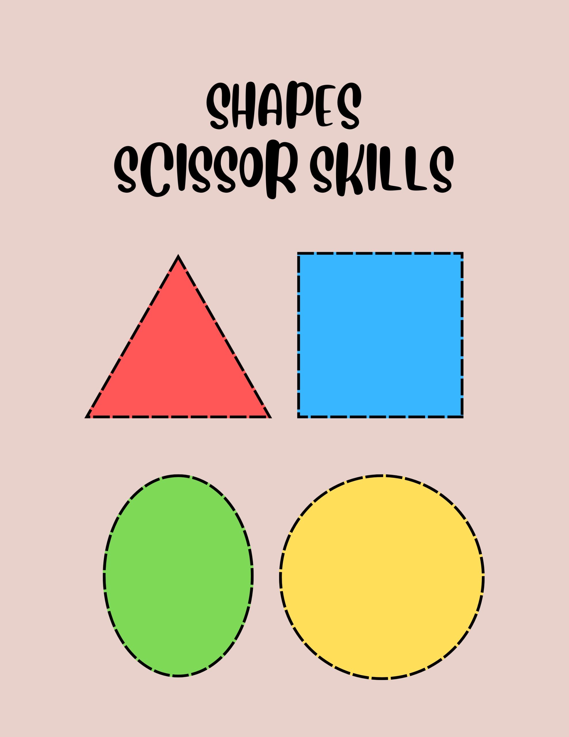 Shapes Scissor Skills