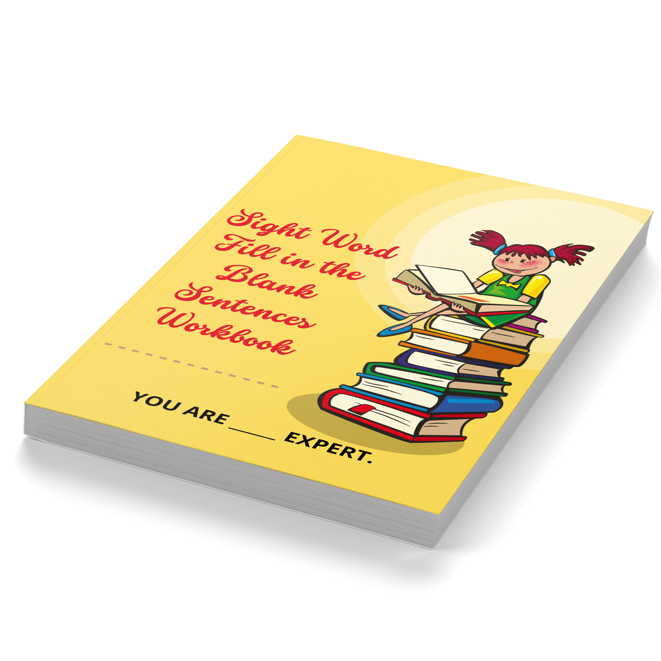 Sight Word Fill in the Blank Sentences Workbook