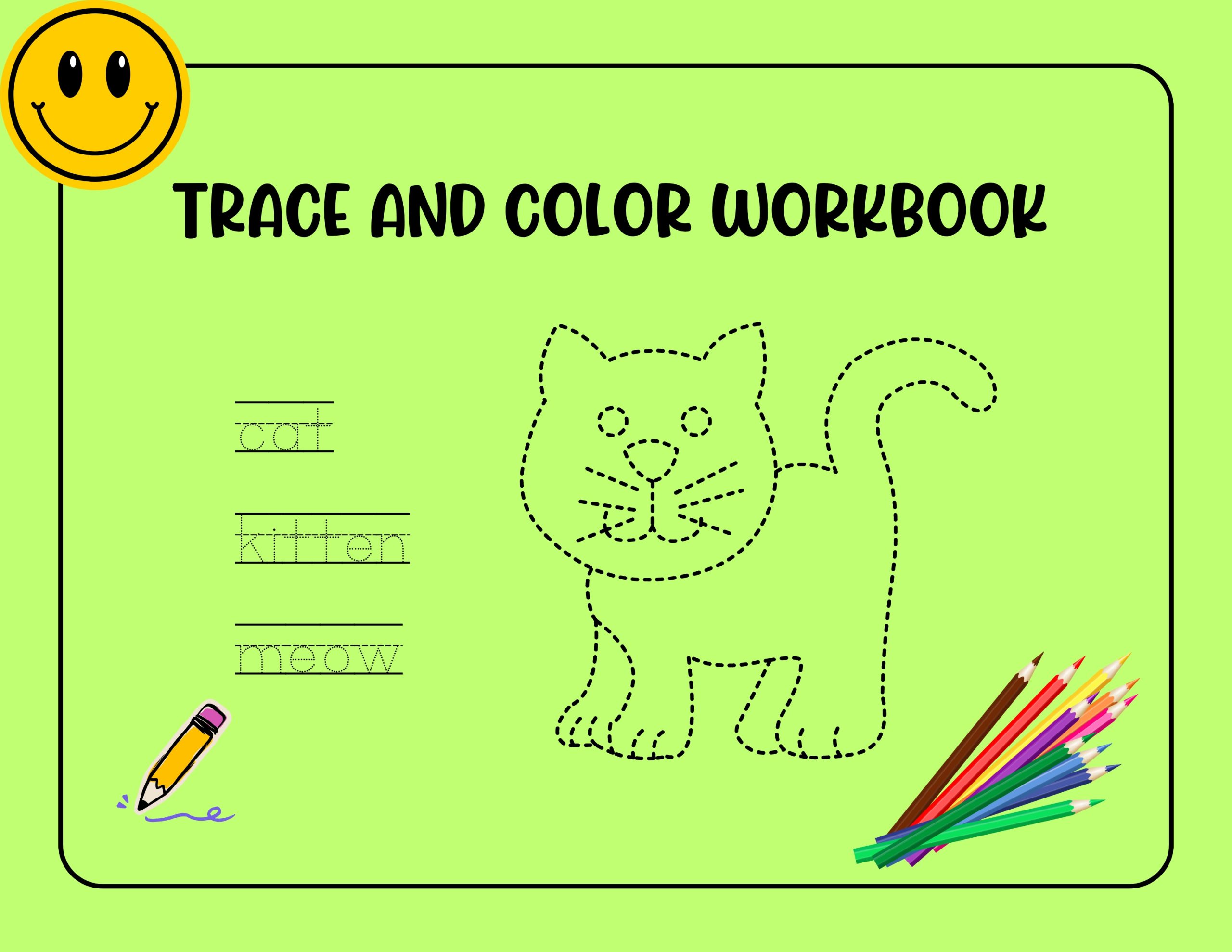 Trace and Color Workbook