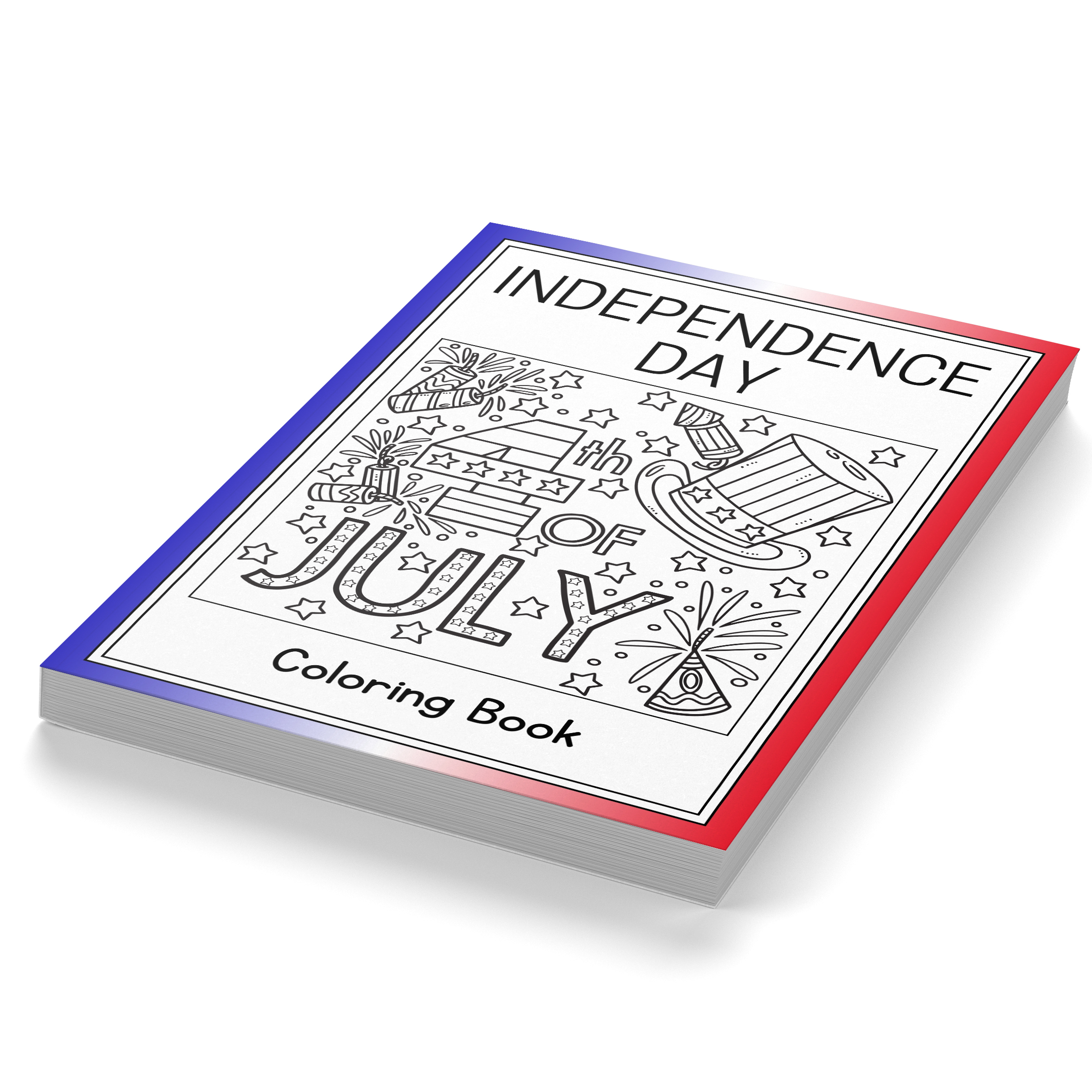USA Independence Day Coloring Book
