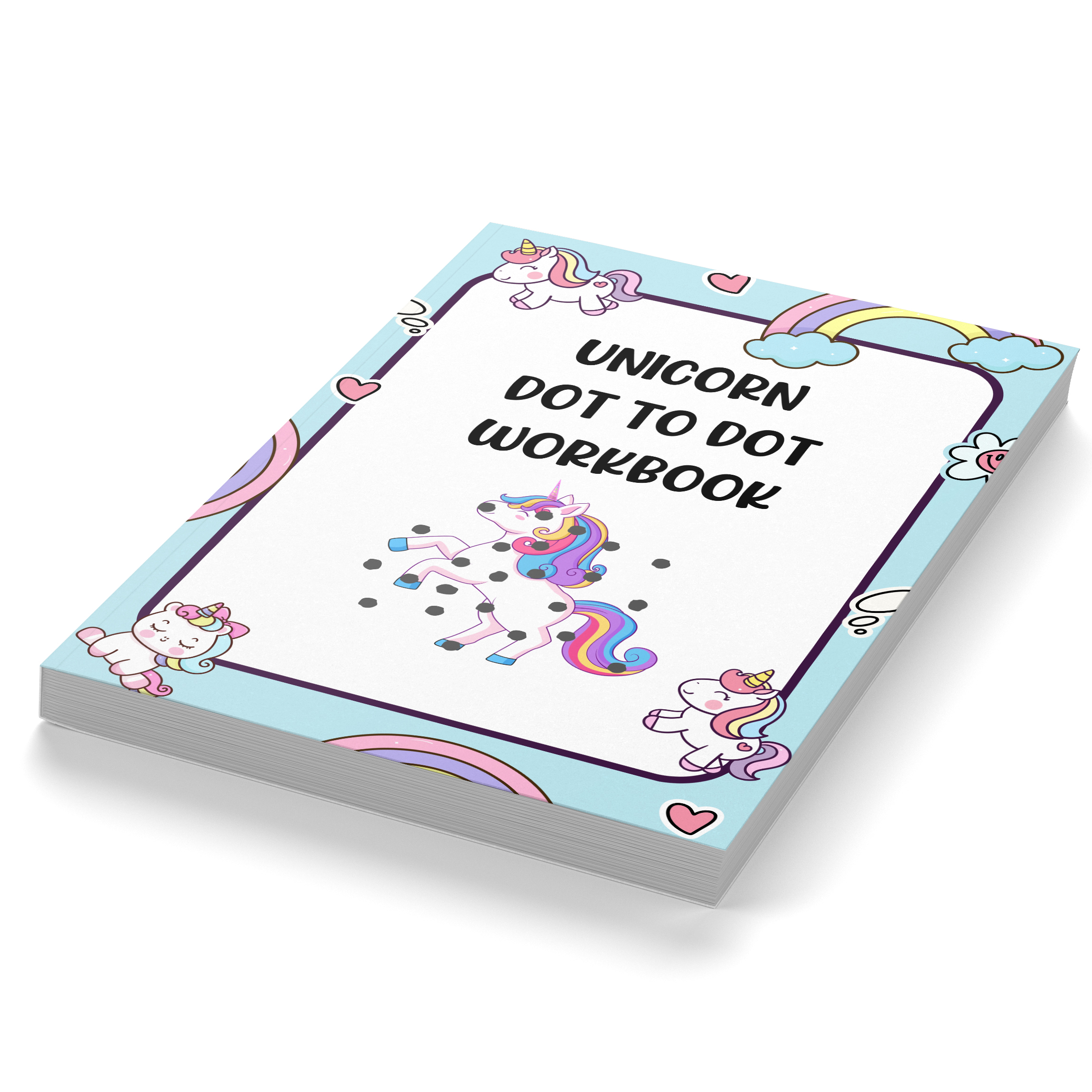 Unicorn Dot to Dot Workbook