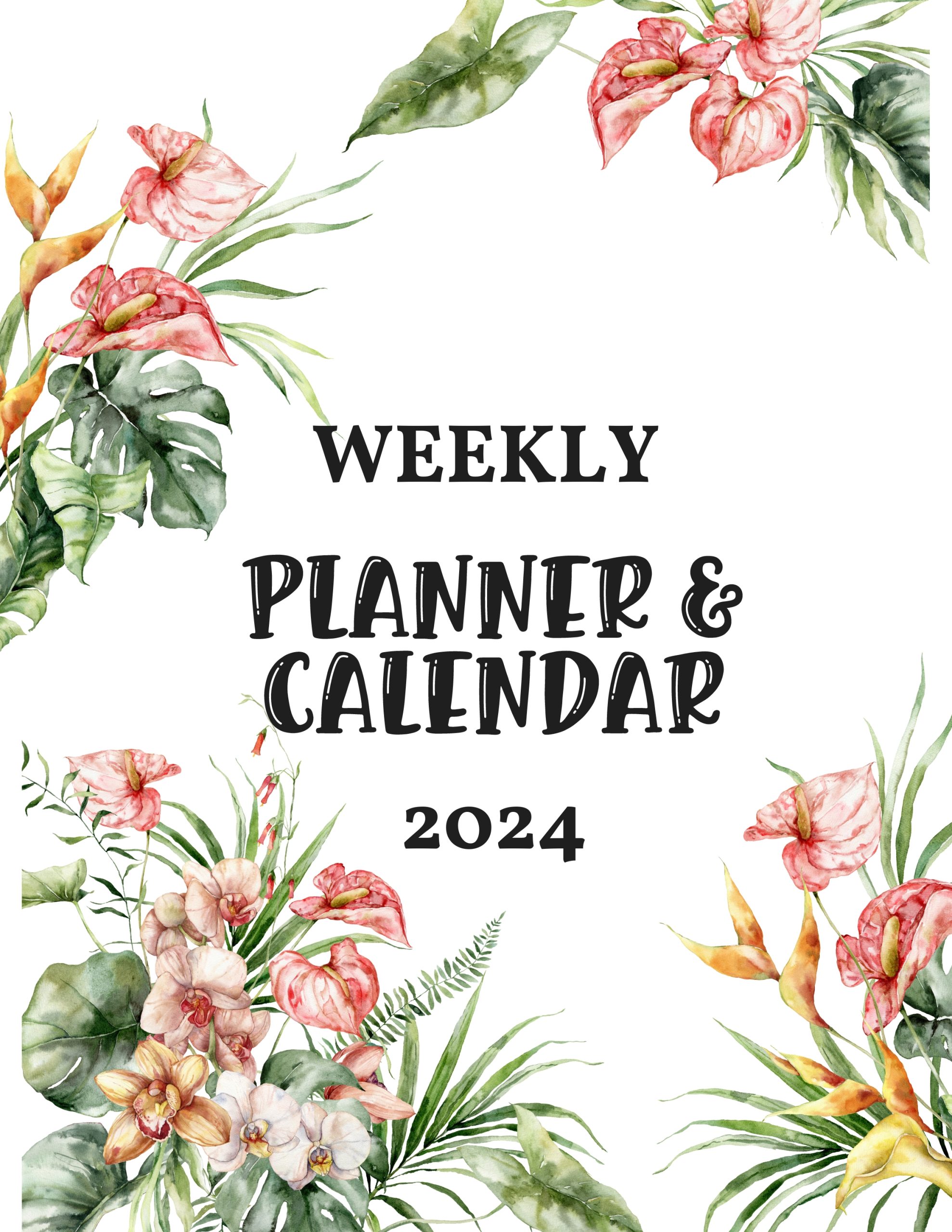 Weekly Planner with Calendar 2