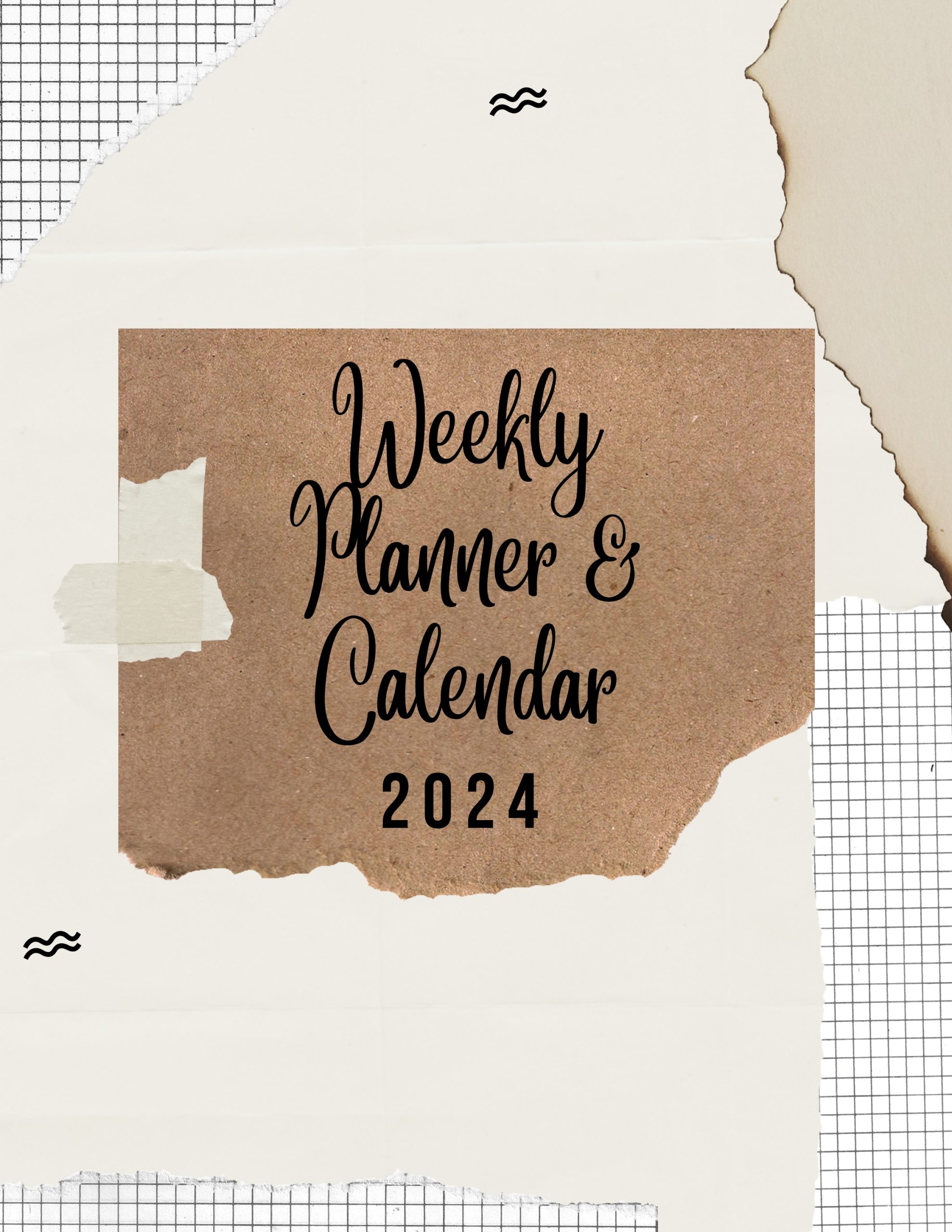 Weekly Planner with Calendar 3