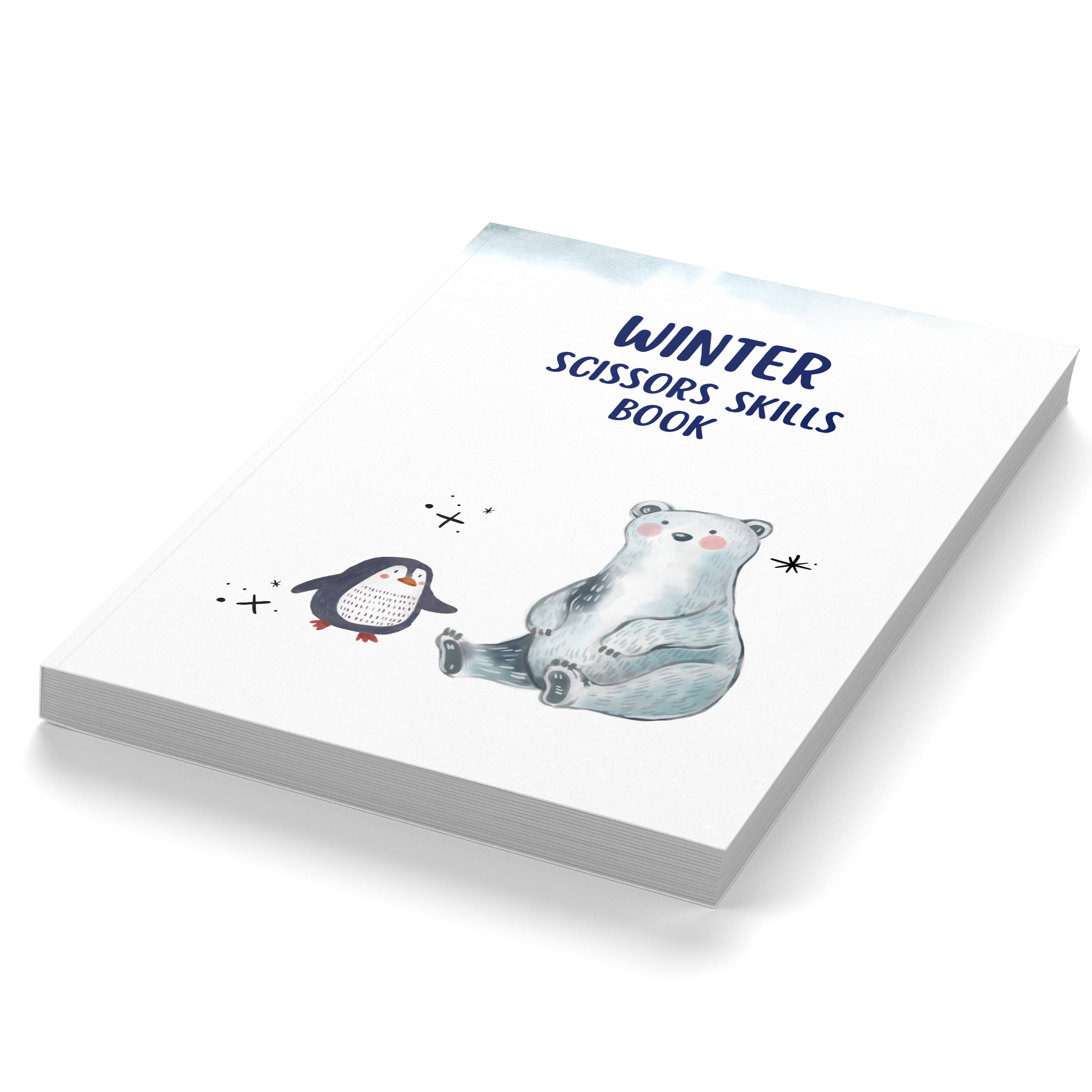 Winter Scissor Skills Book