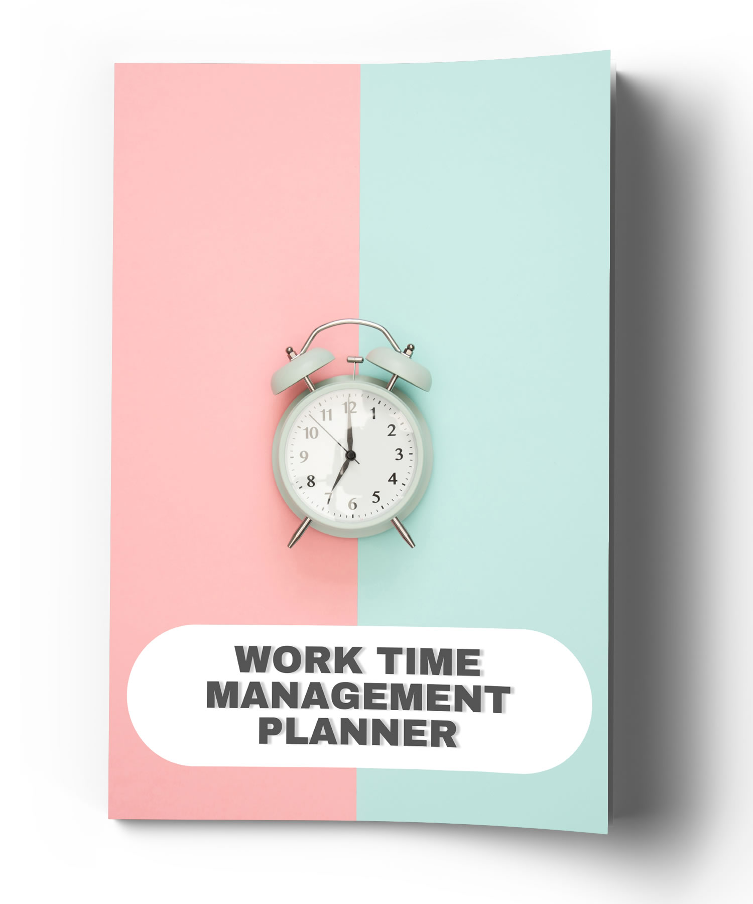 Work Time Management Planner 8.5 x 11