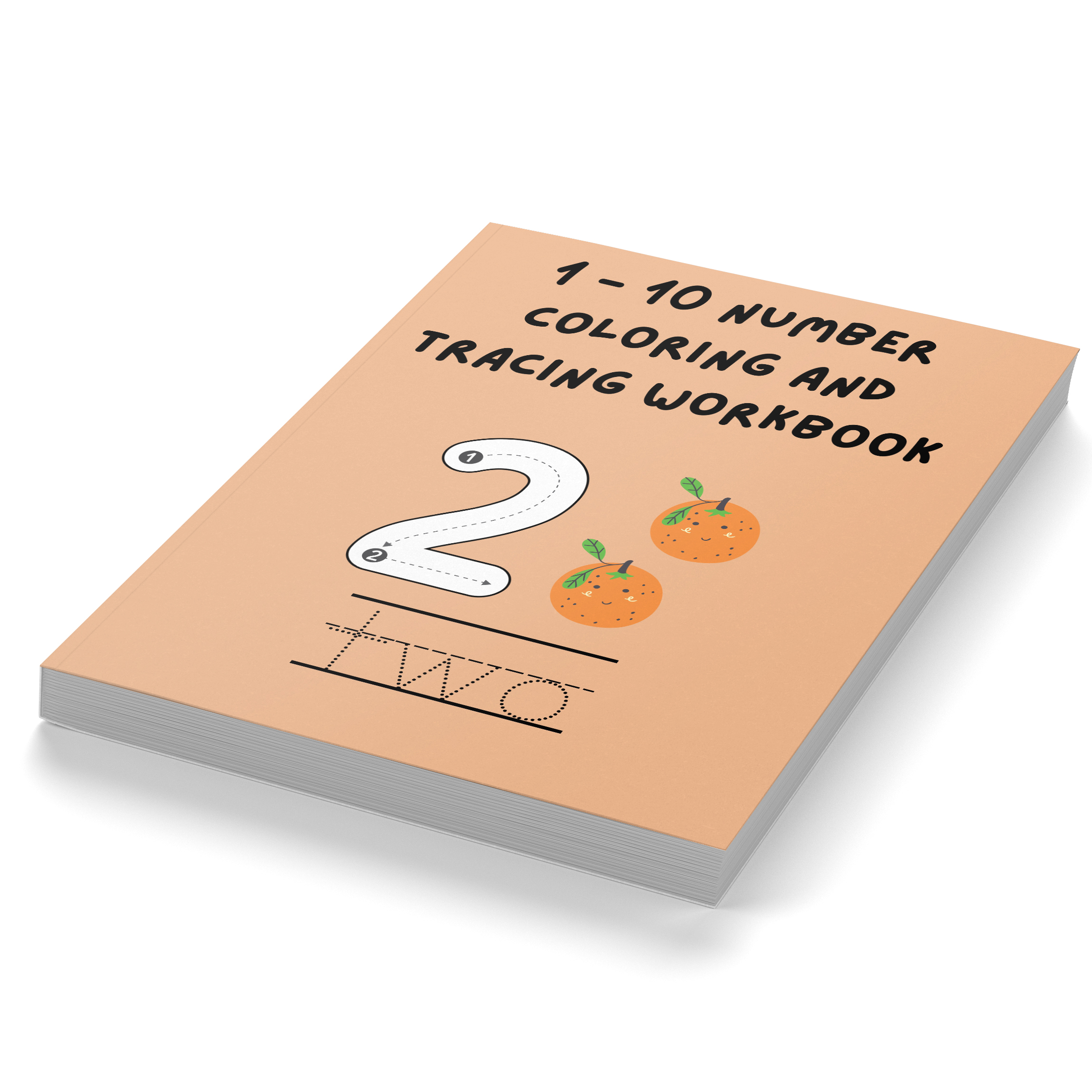 1 – 10 Number Coloring and Tracing Workbook