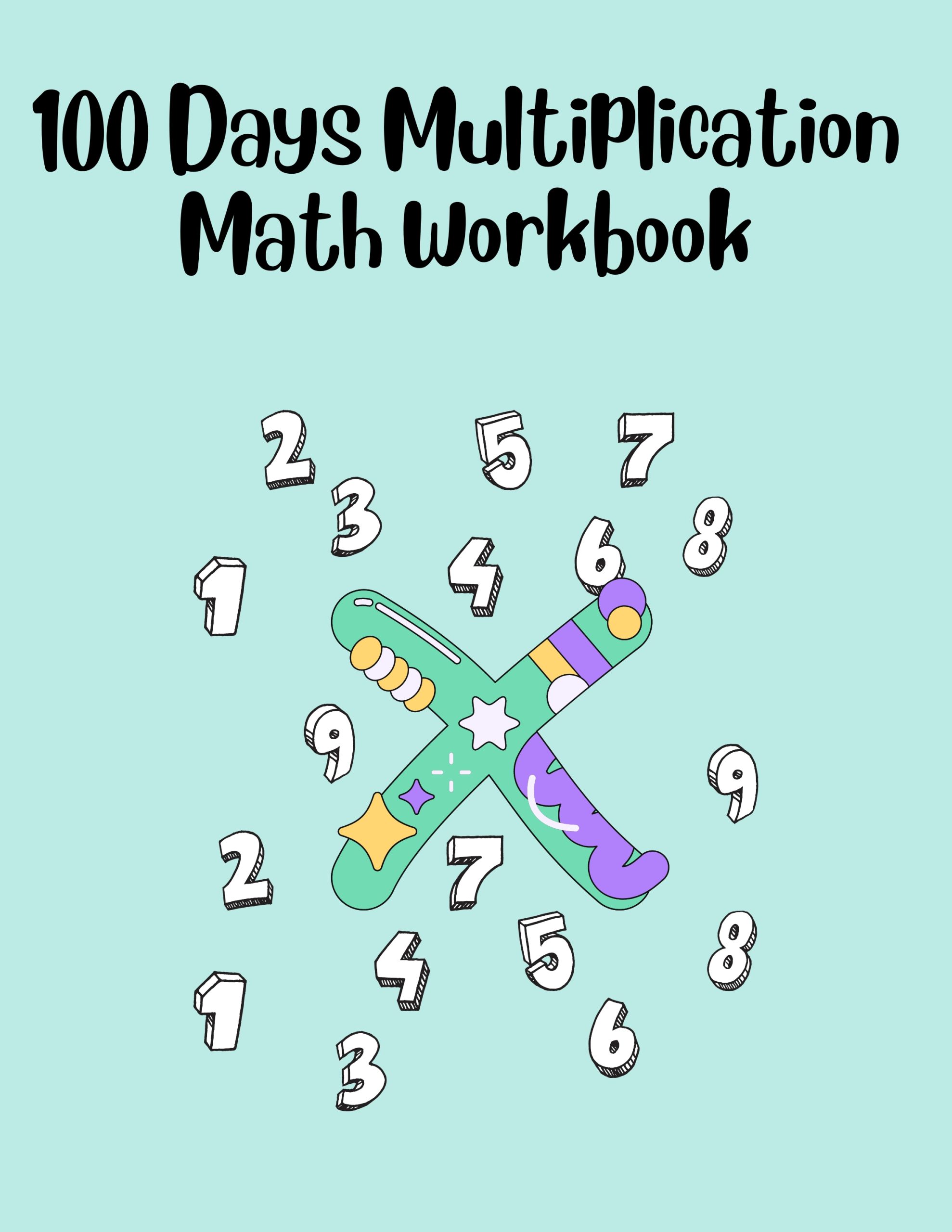 100 Days Multiplication Math Workbook G4