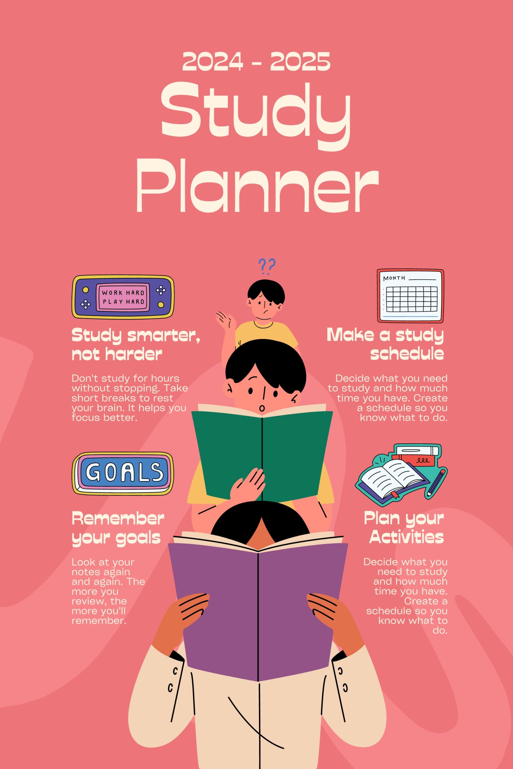 2024 – 2025 Study Planner 6×9