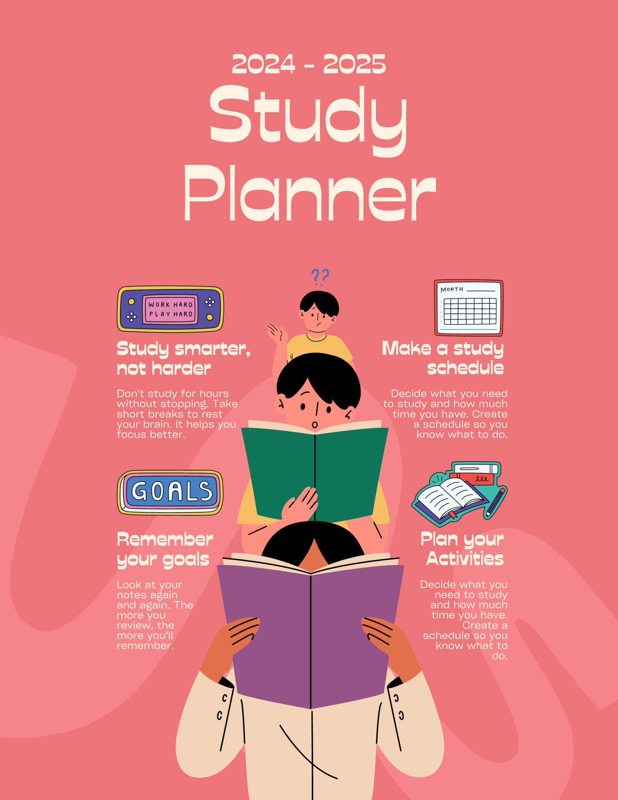 2024 – 2025 Study Planner 8.5×11