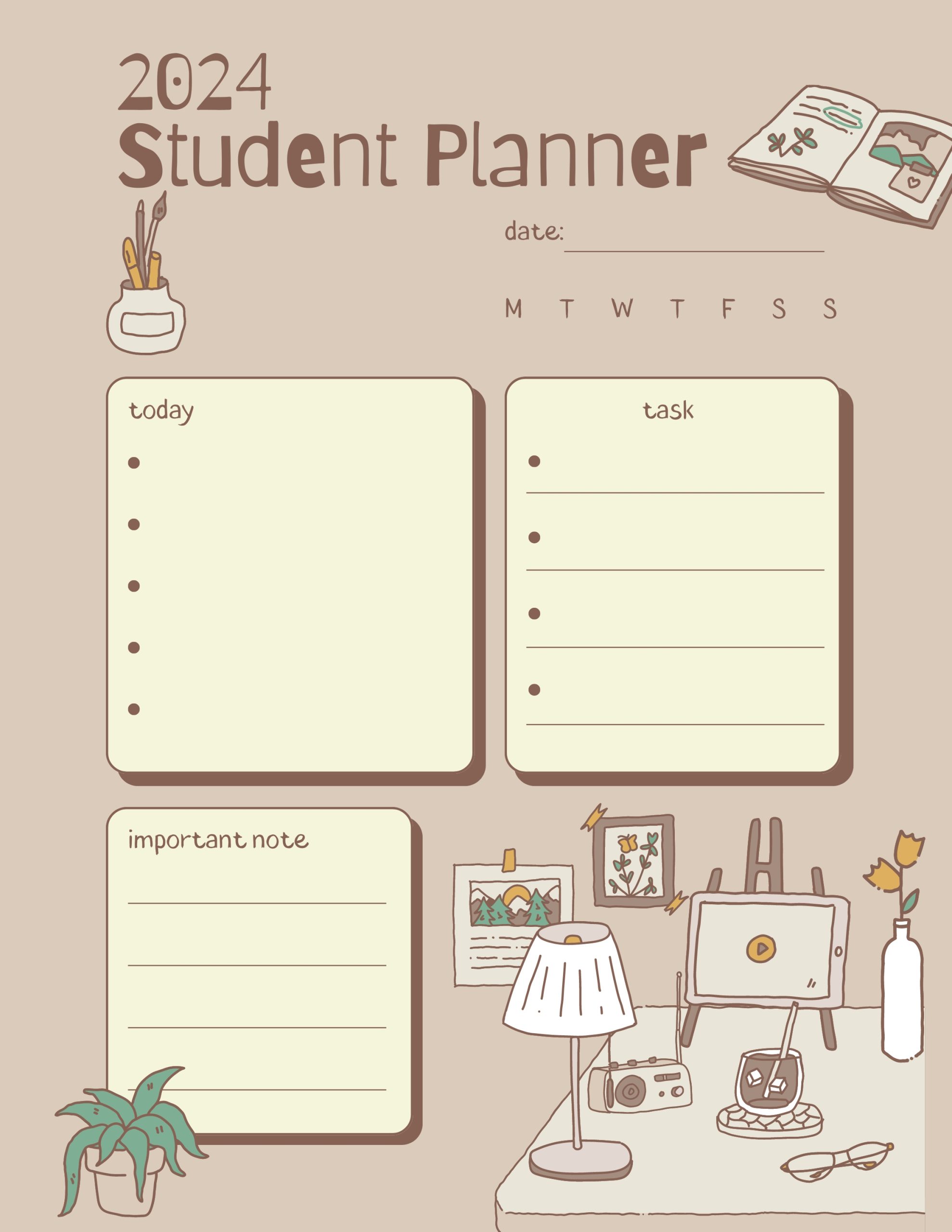 2024 Student Planner