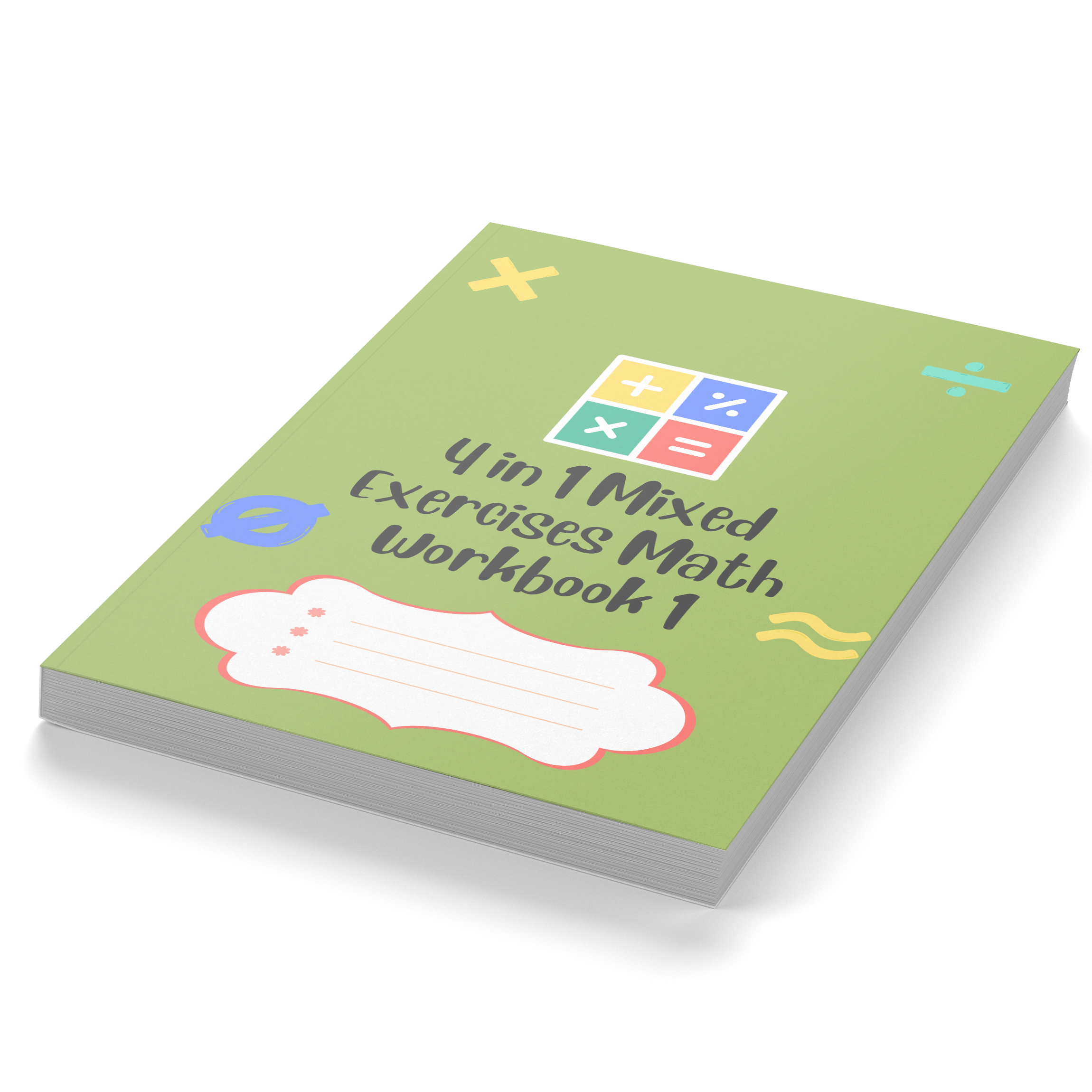 4 in 1 Mixed Exercises Math Workbook