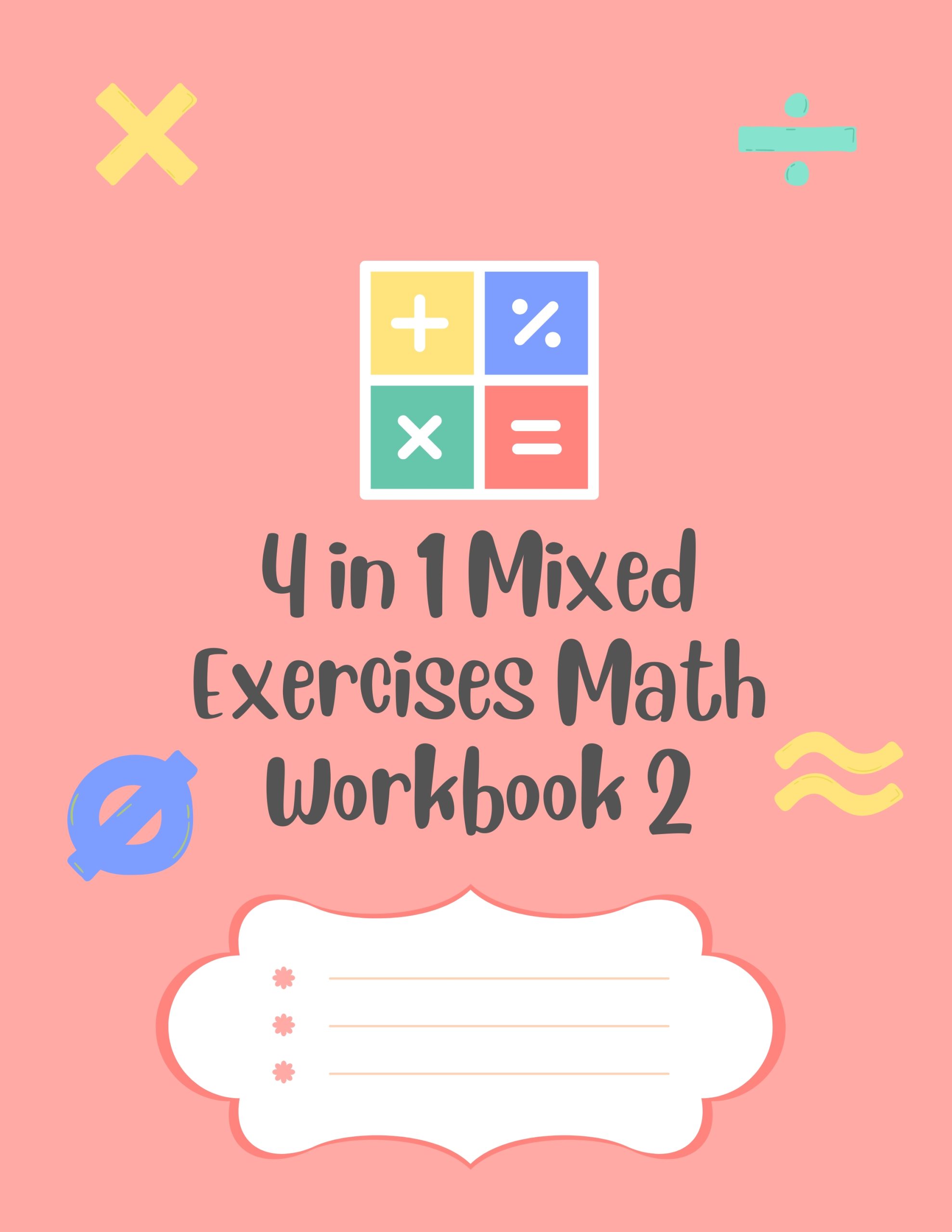 4 in 1 Mixed Exercises Math Workbook 1