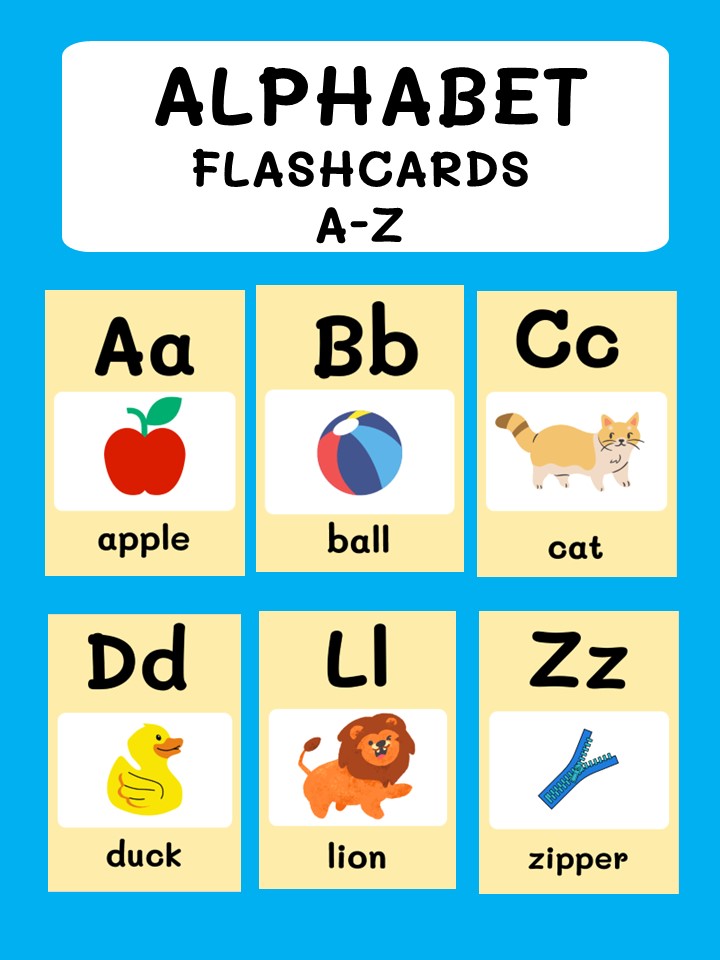 A – Z Alphabet Flashcards