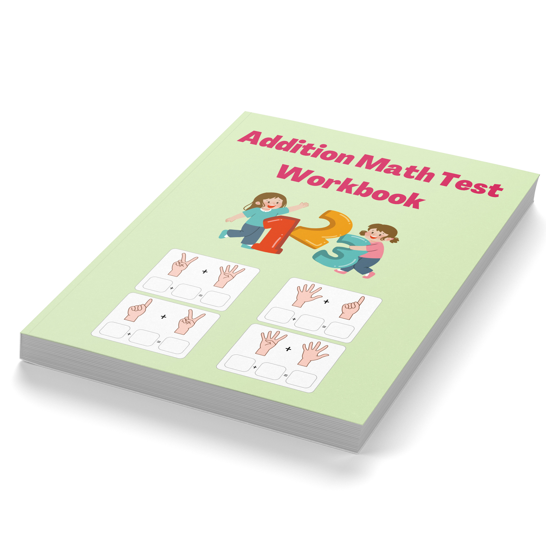 Addition Math Test Workbook