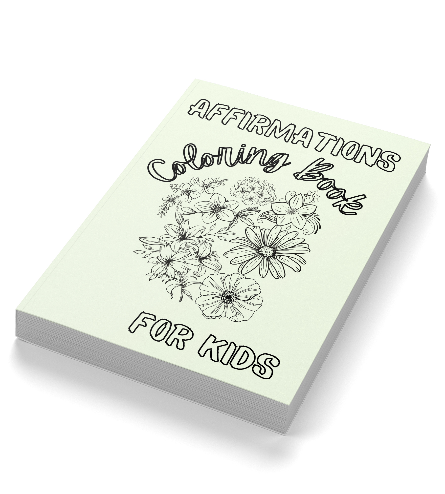 Affirmations Coloring Book For Kids