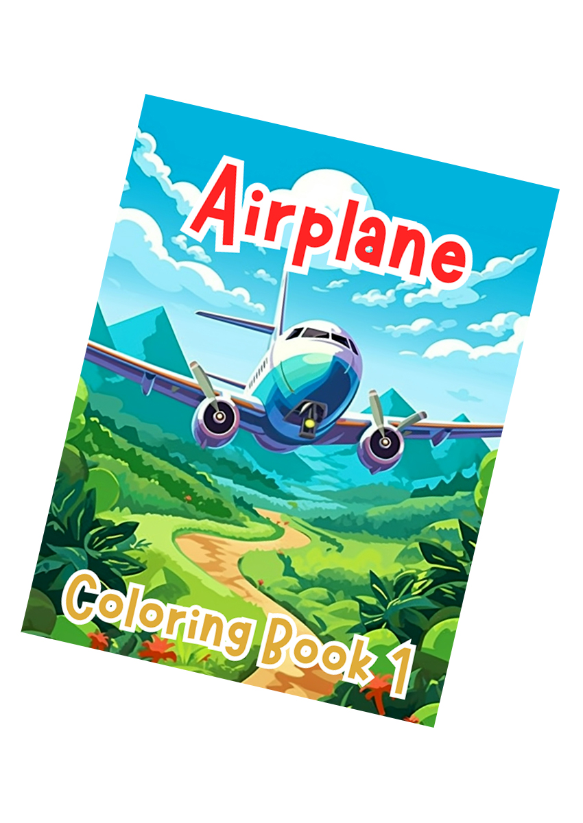 Airplane Coloring Book for Kids Book 1