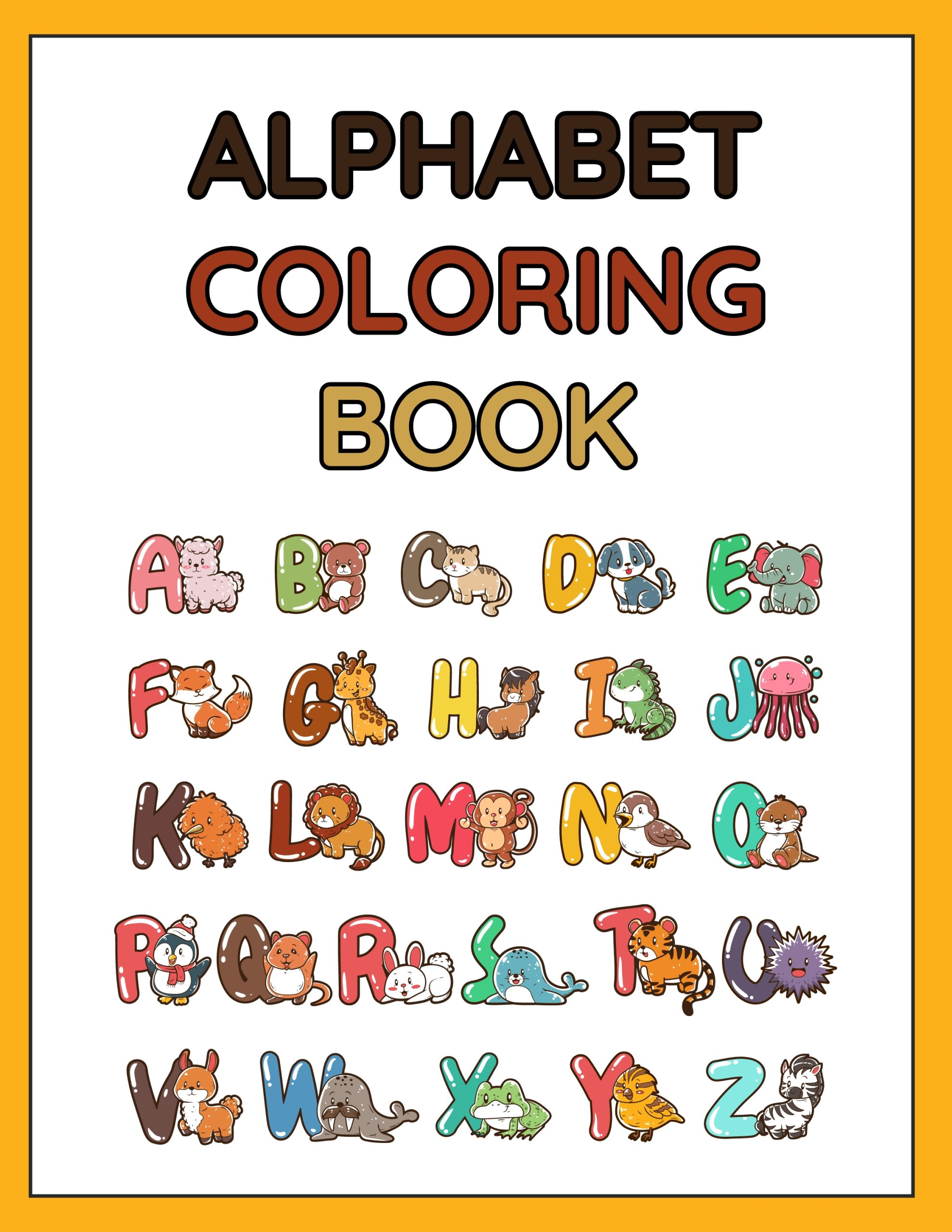 Alphabet Coloring Book