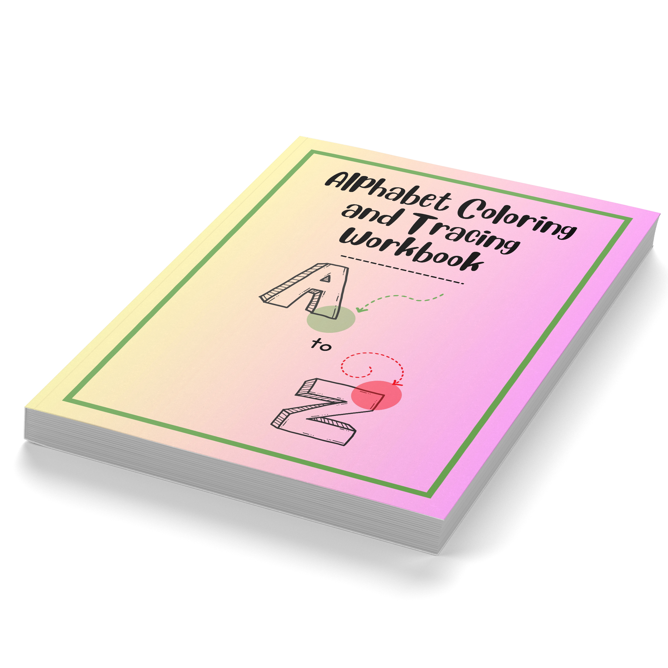 Alphabet Coloring and Tracing Workbook
