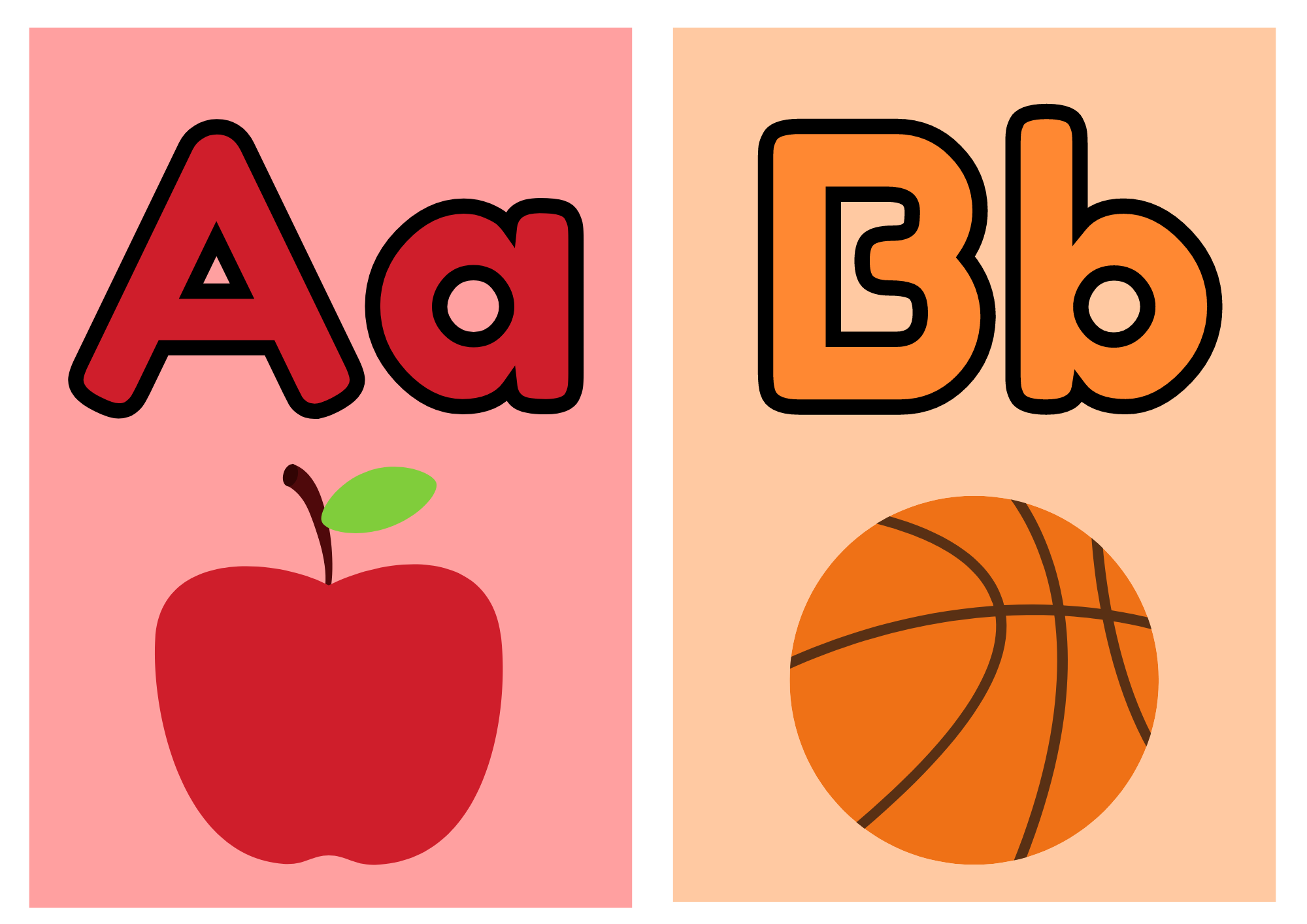 Alphabet Flash Card for Kindergarten