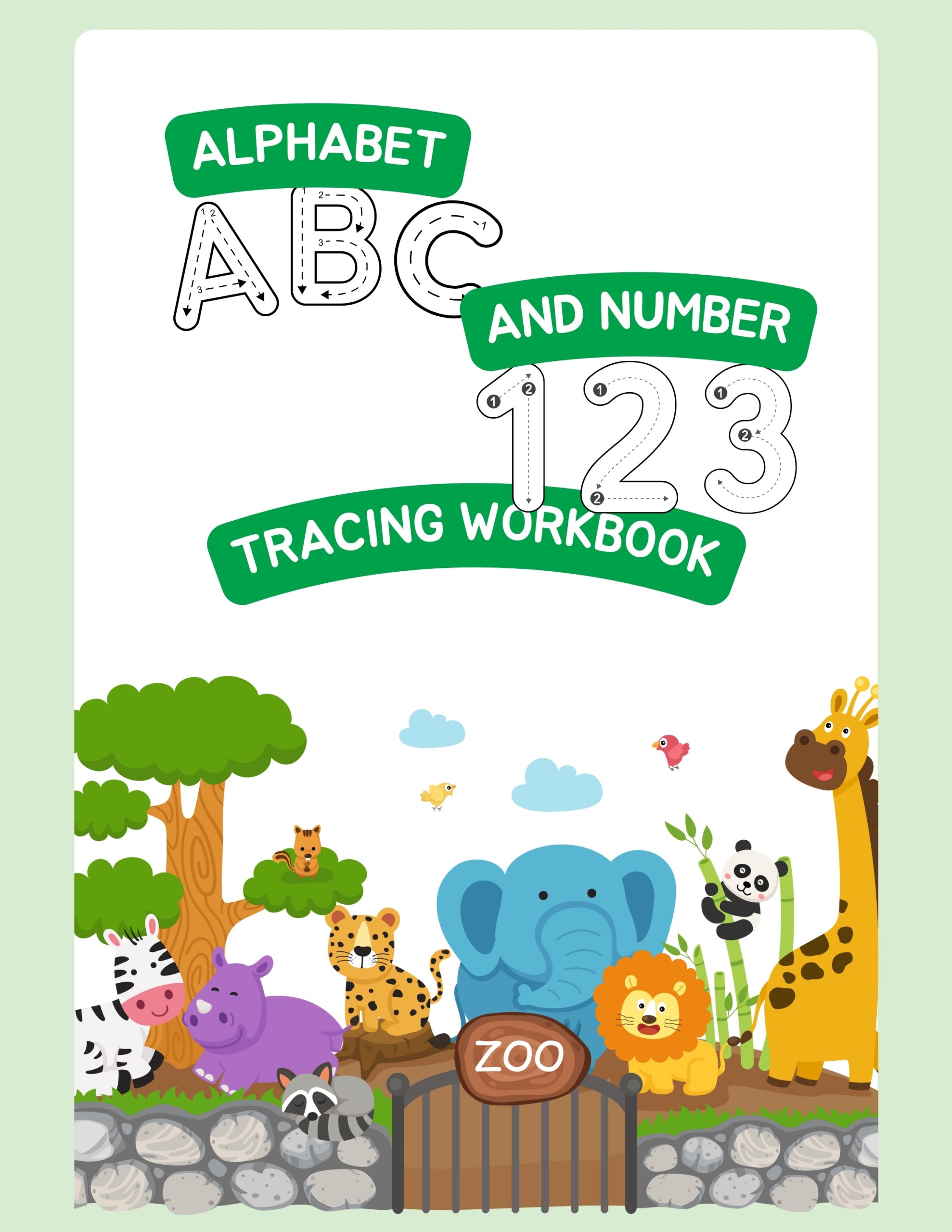 Alphabet and Number Tracing Workbook