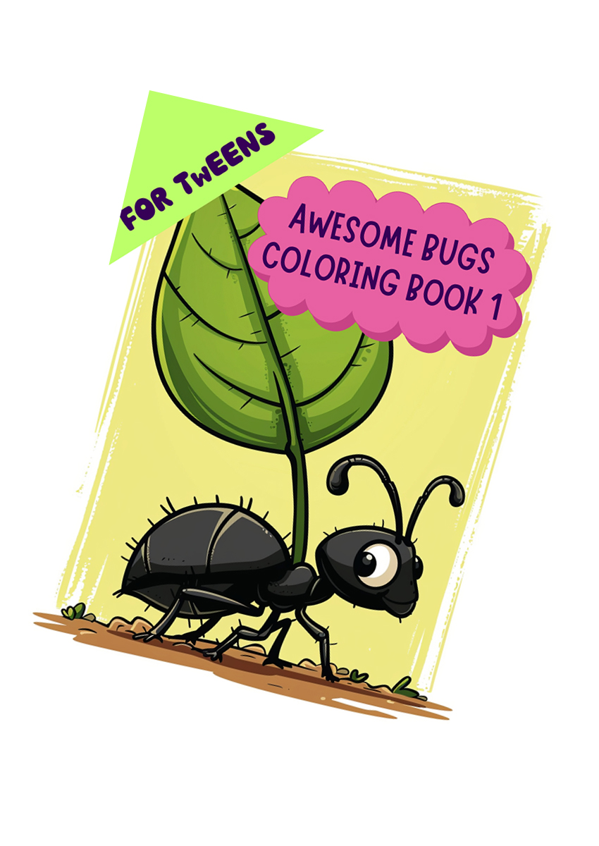 Awesome Bugs Coloring Book 1