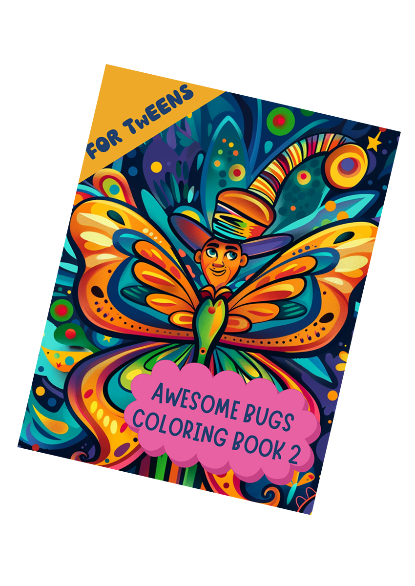 Awesome Bugs Coloring Book 2