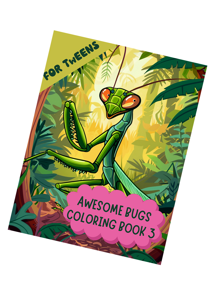 Awesome Bugs Coloring Book 3