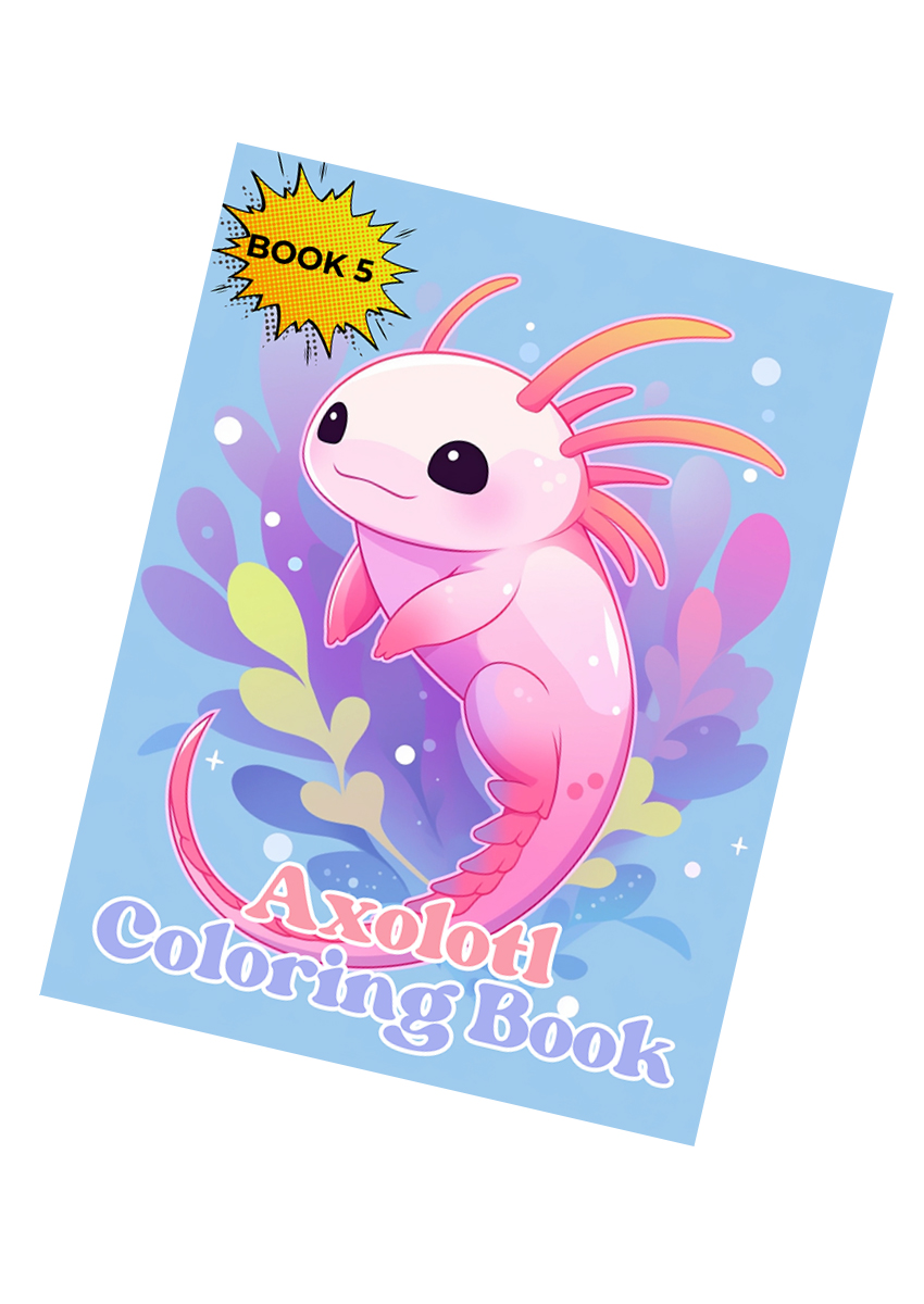 Axolotl Coloring Book 5
