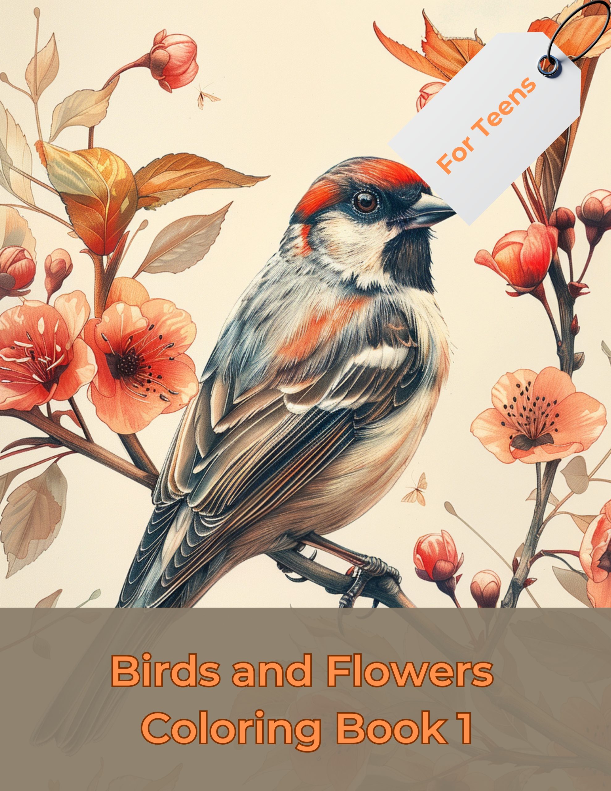 Birds and Flowers Coloring Book 1