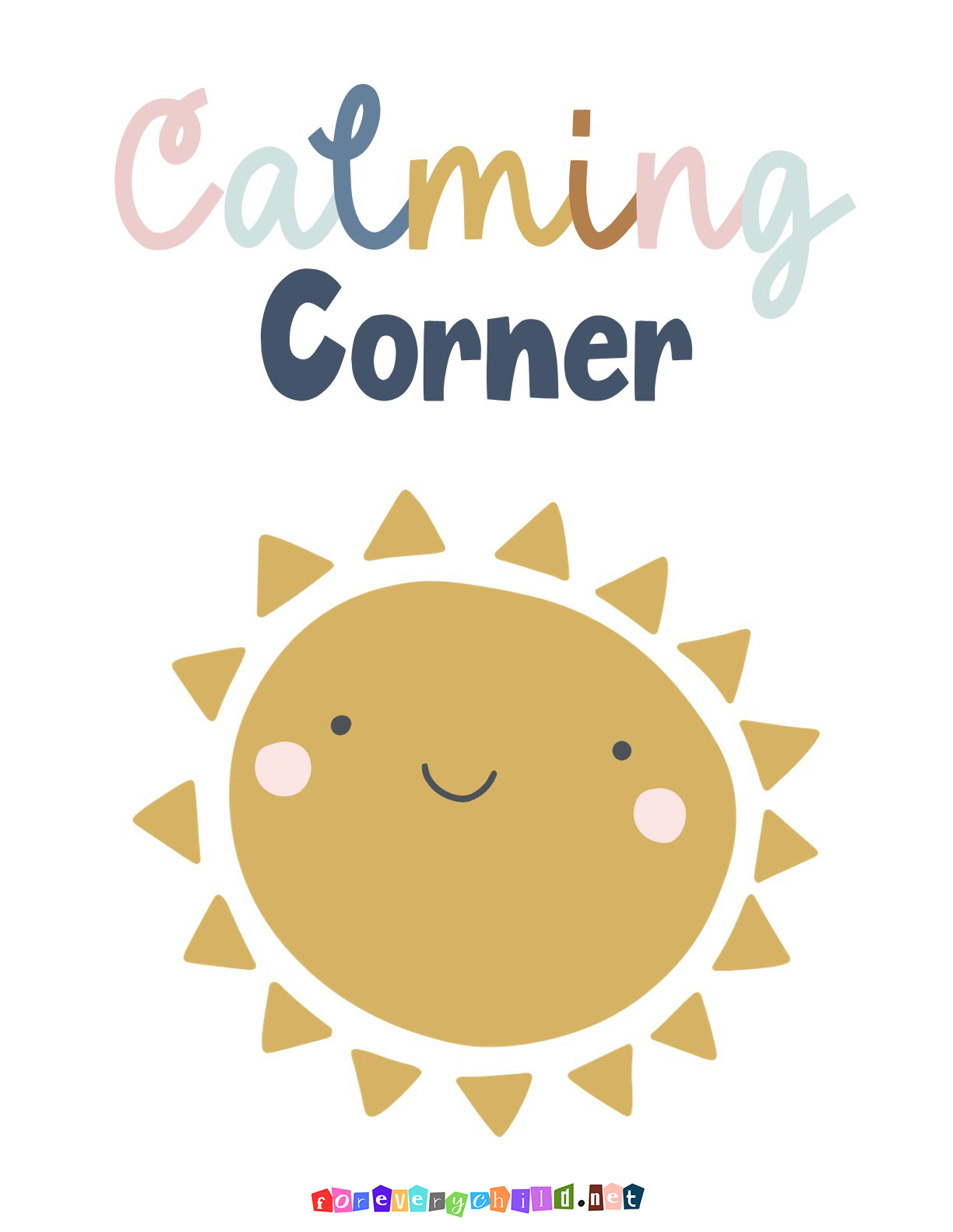 Calming Corner Poster 2