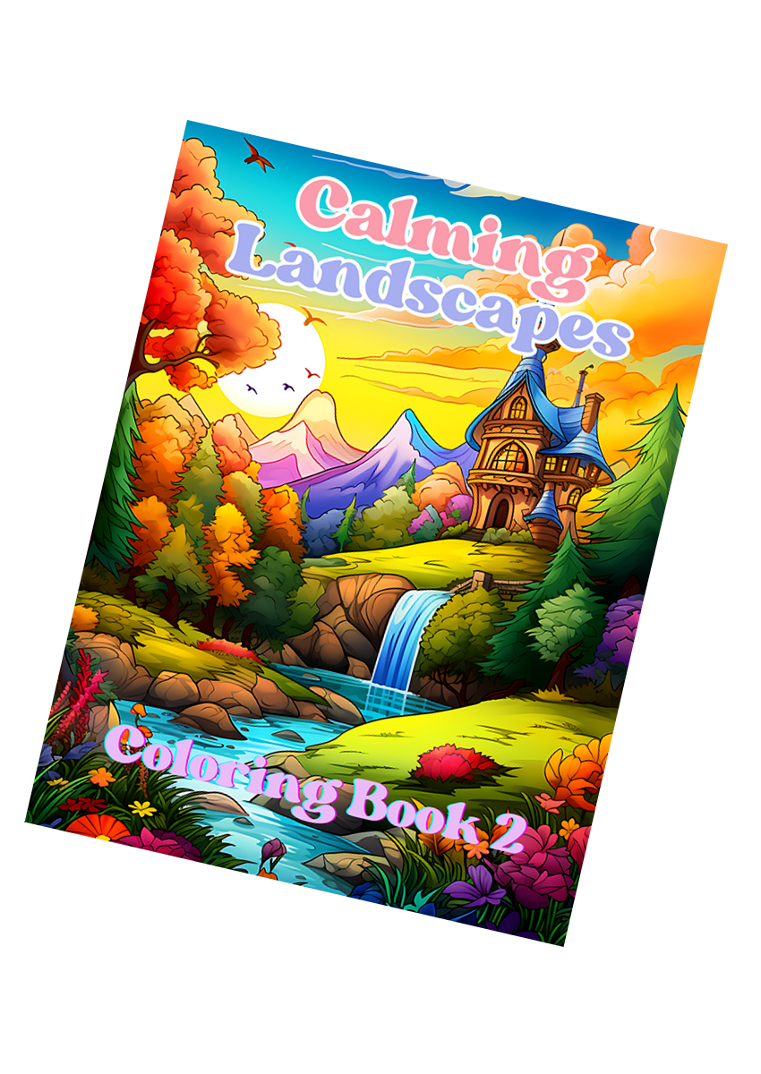 Calming Landscape Coloring Book 2