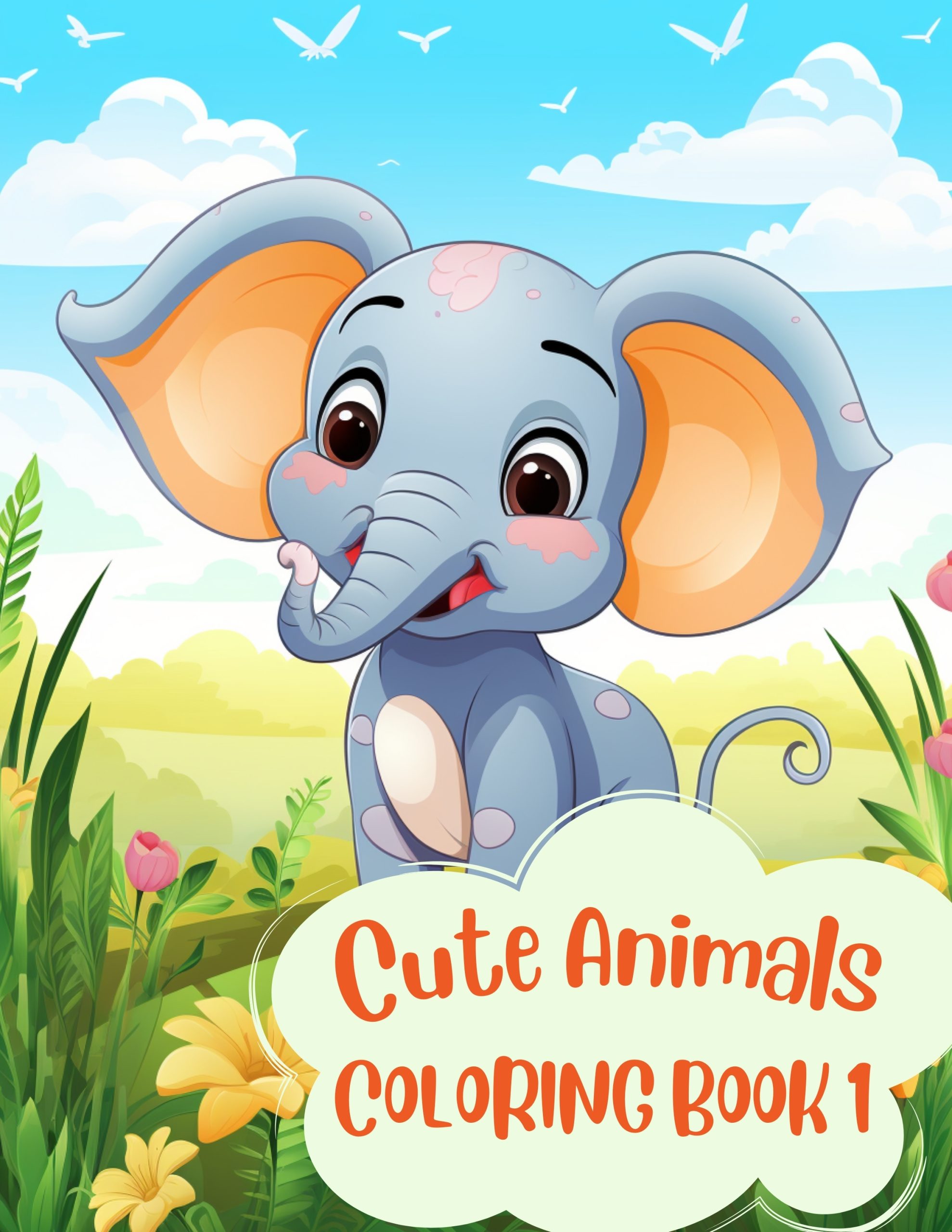 Cute Animal Coloring Book for Kids 1