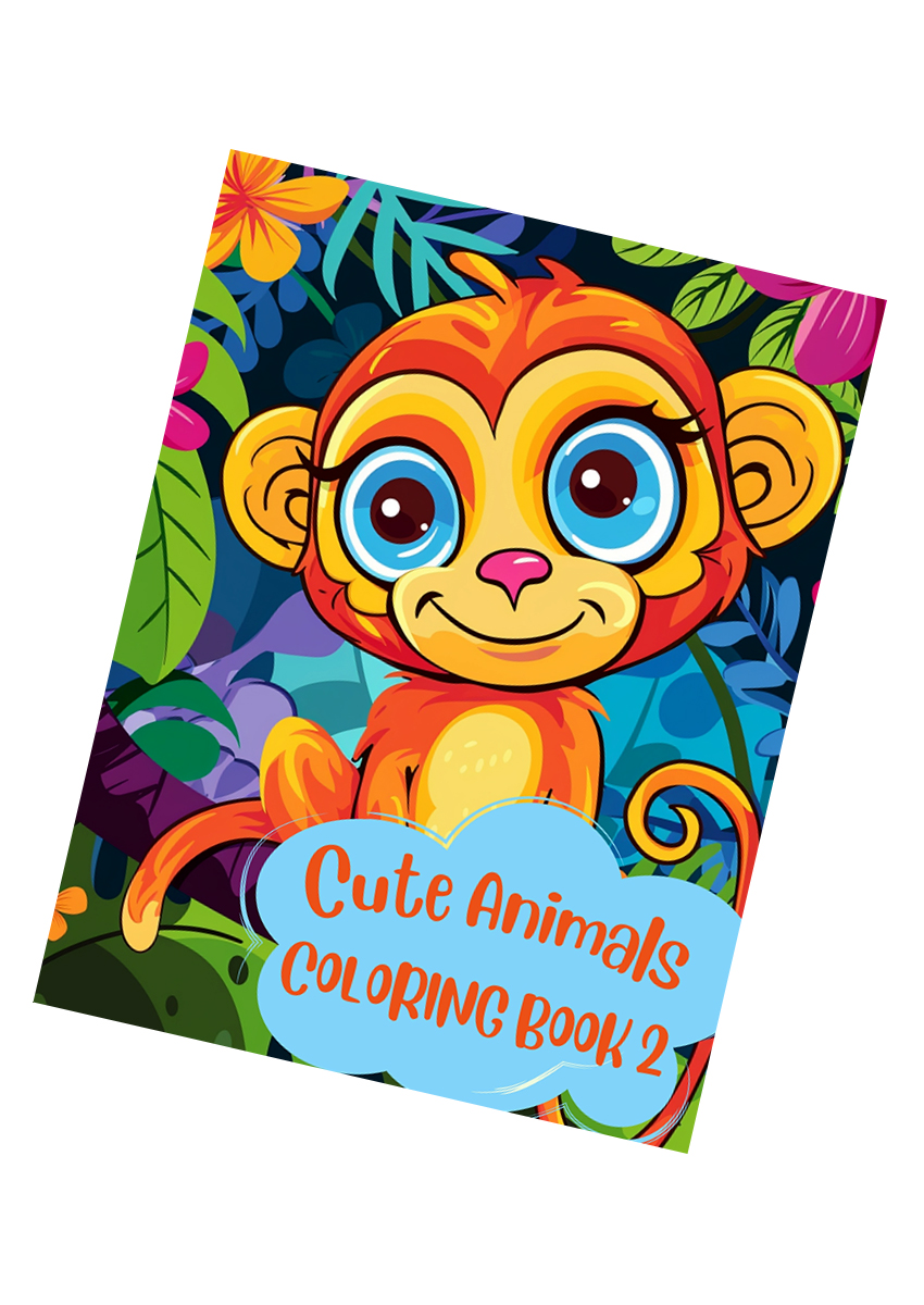 Cute Animal Coloring Book for Kids 2