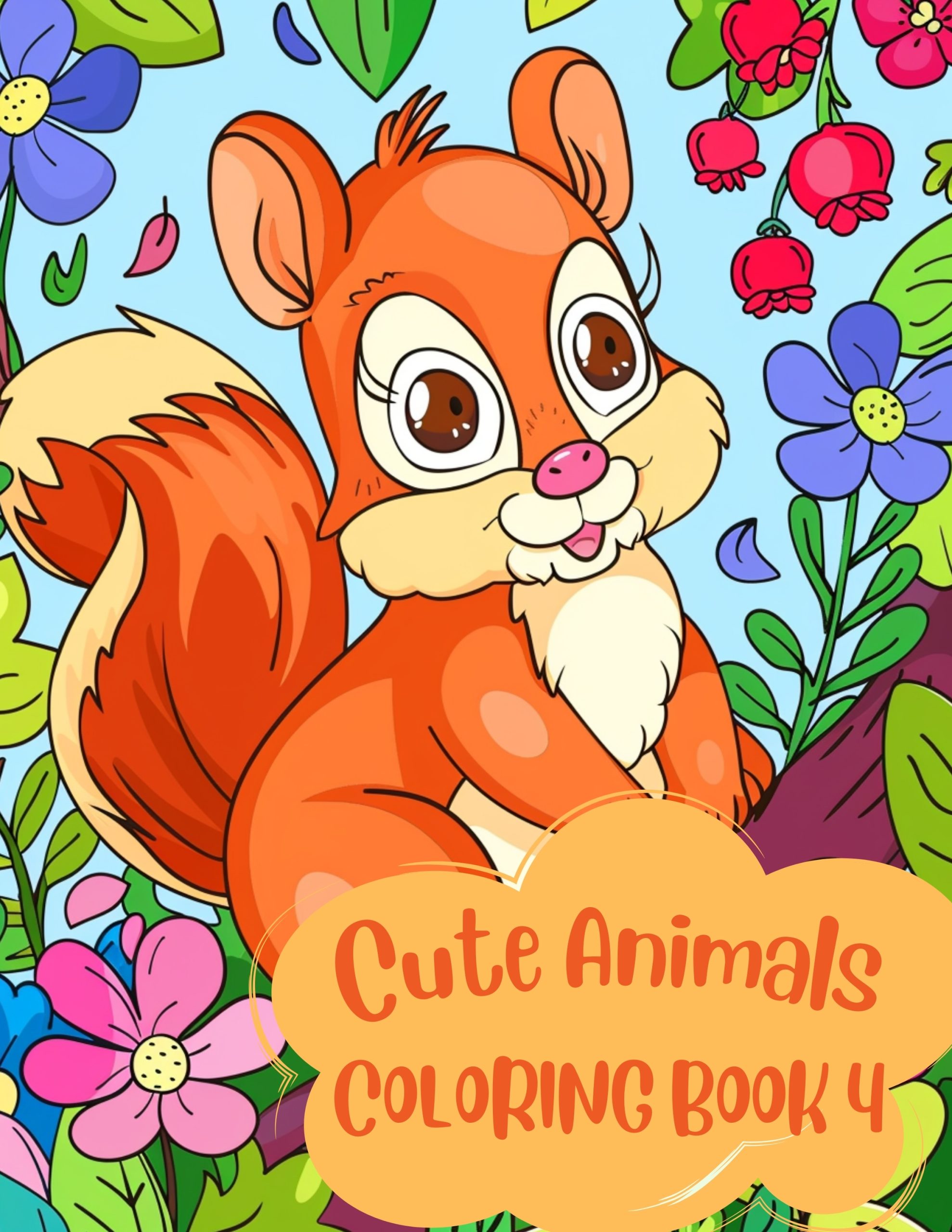 Cute Animal Coloring Book for Kids 4