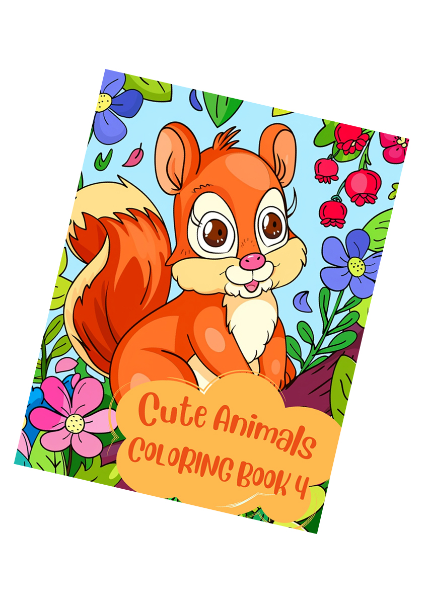 Cute Animal Coloring Book for Kids 4