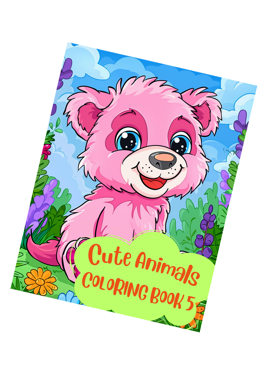 Cute Animal Coloring Book for Kids 5