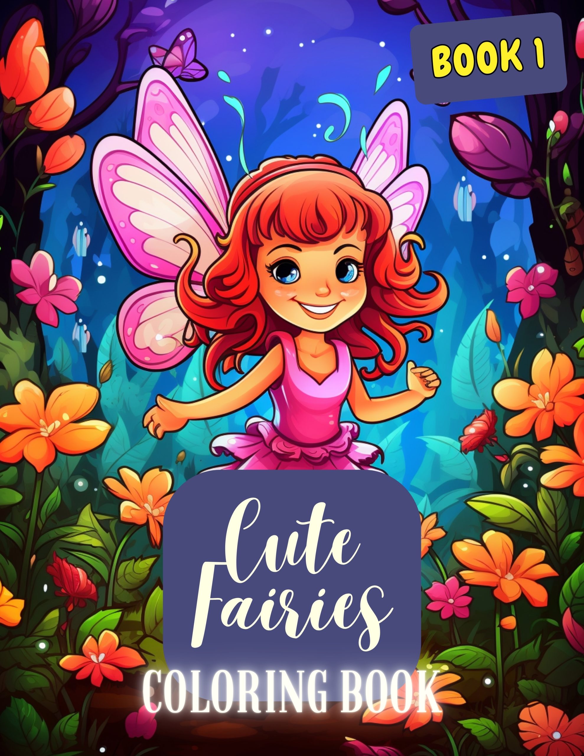 Cute Fairy Coloring Book 1