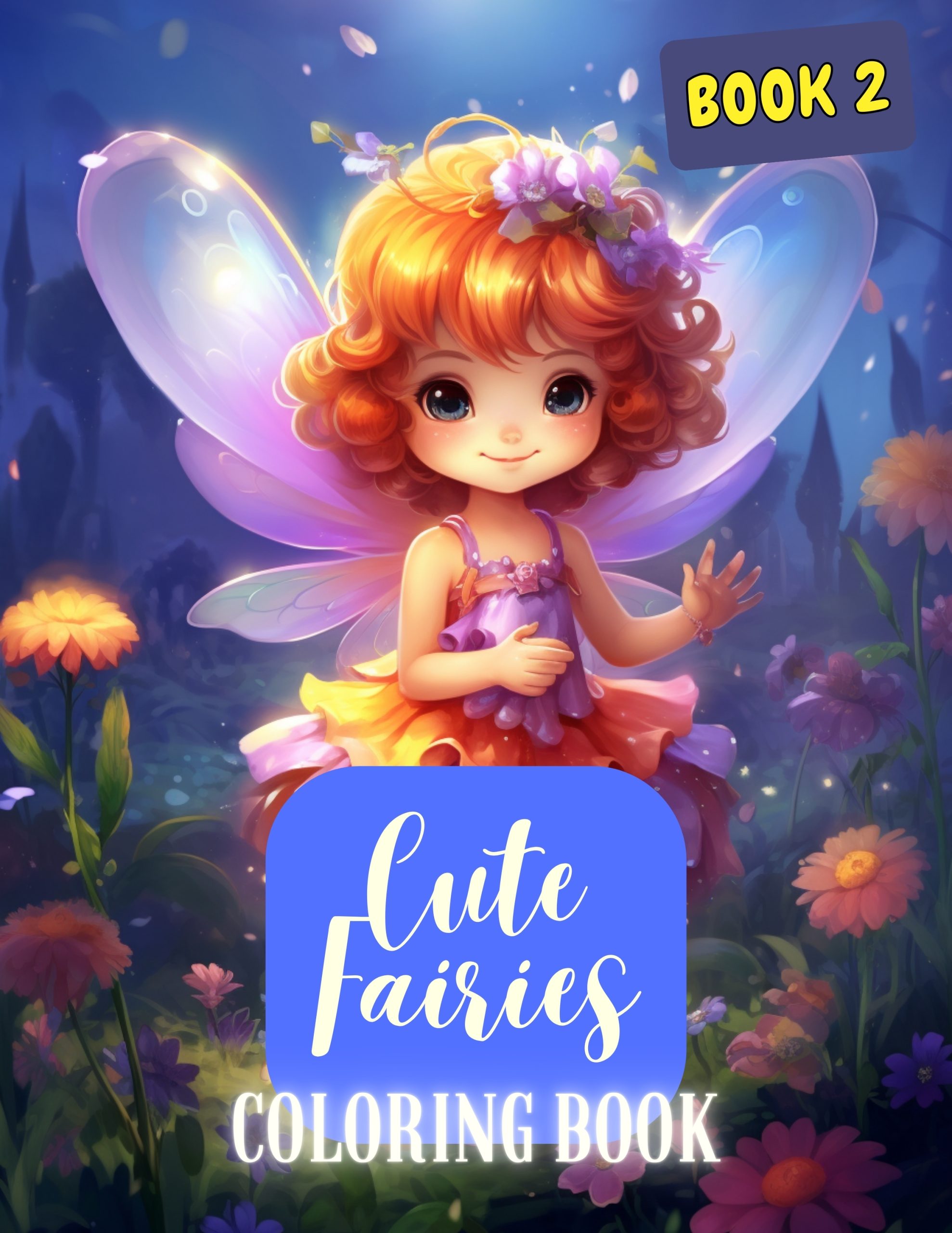 Cute Fairy Coloring Book 2