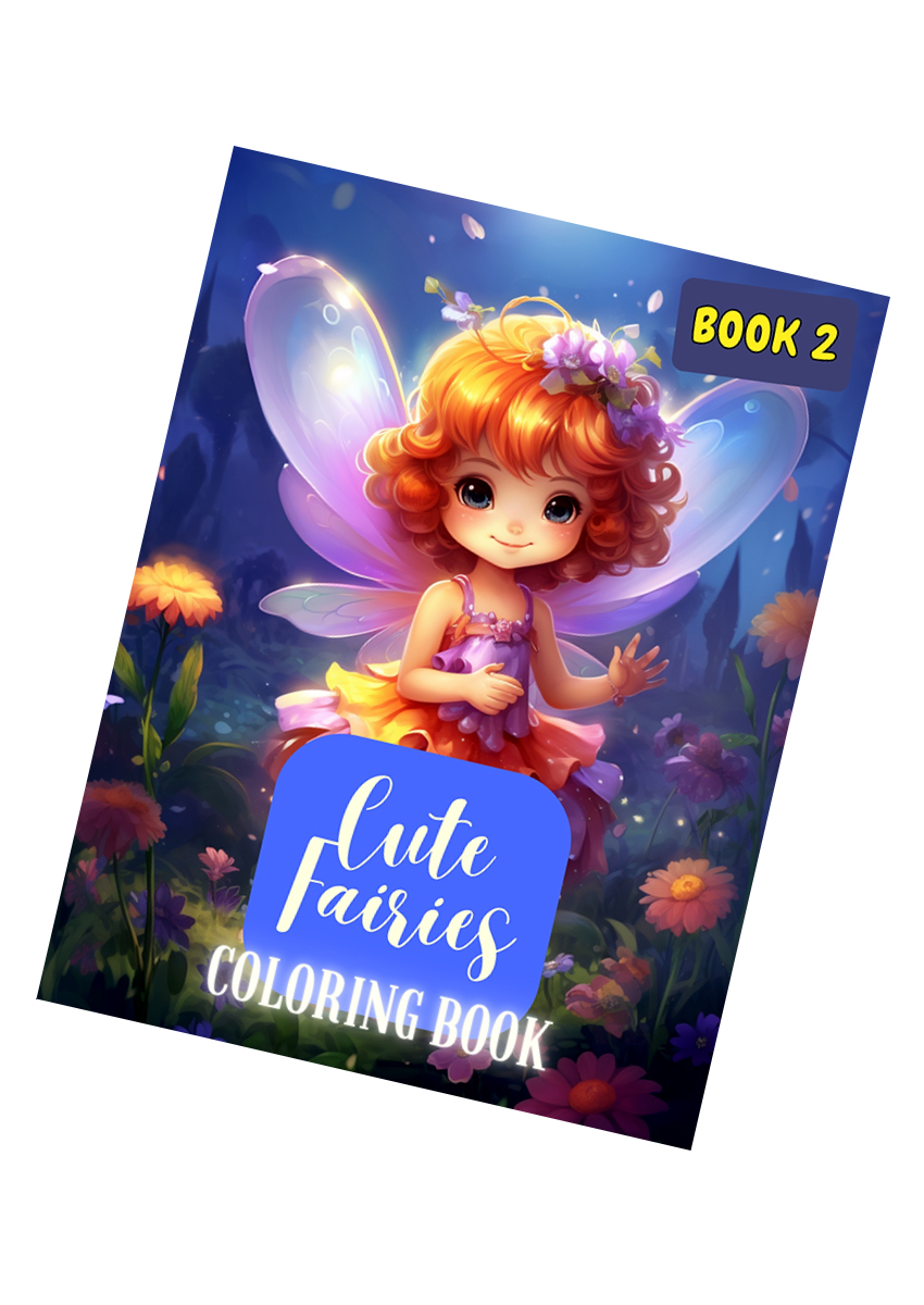 Cute Fairy Coloring Book 2