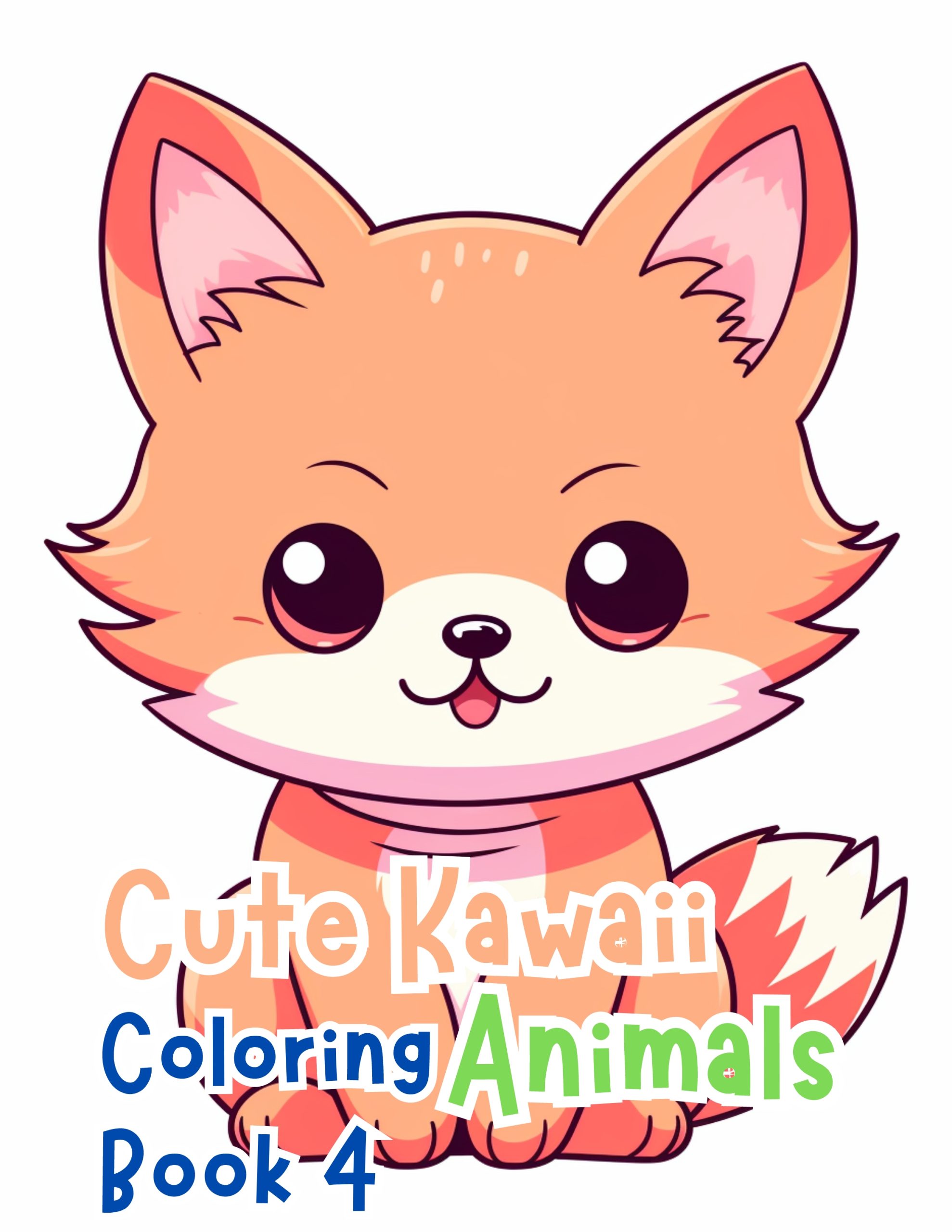 Cute Kawaii Animal Coloring Book 4