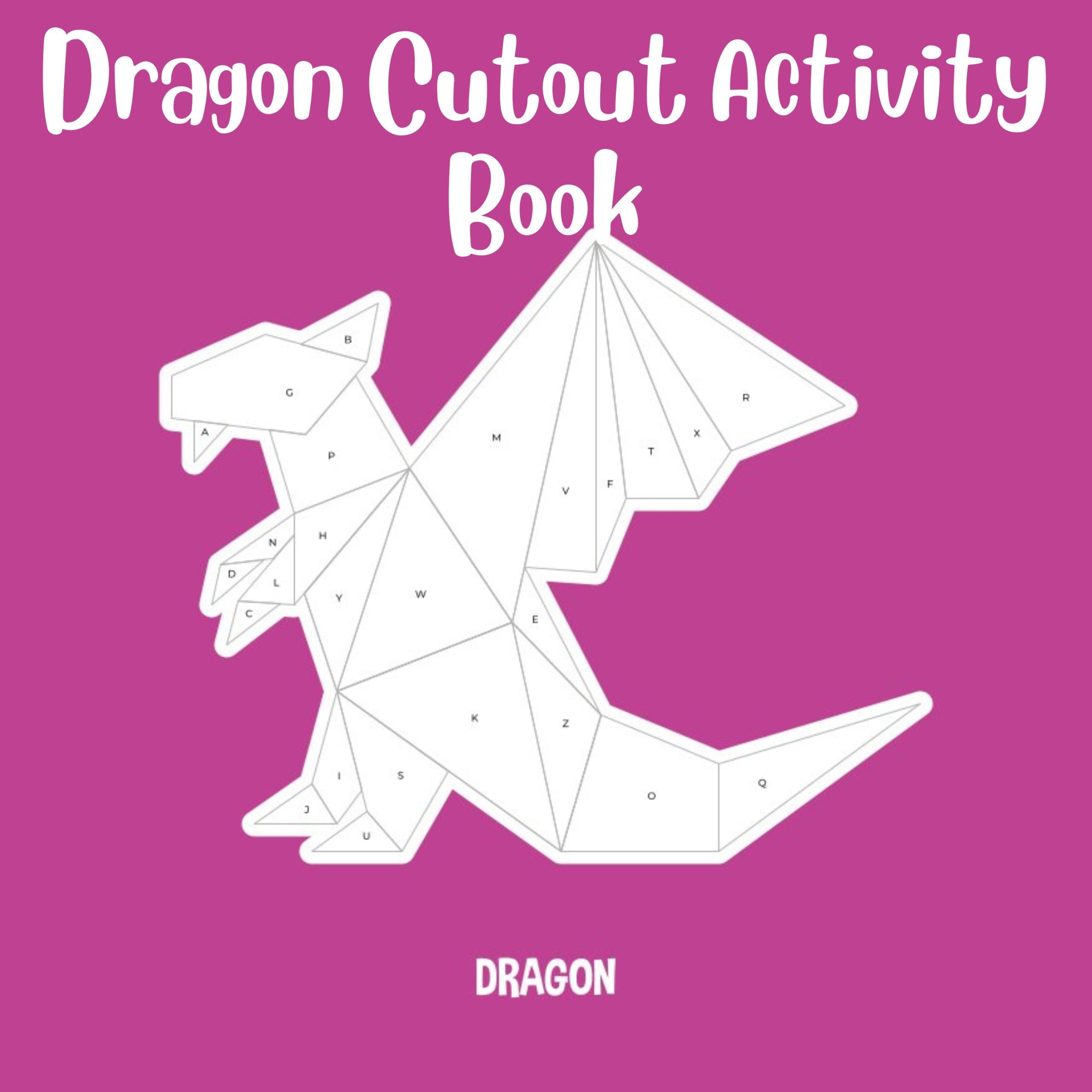 Dragon Cutout Activity Book