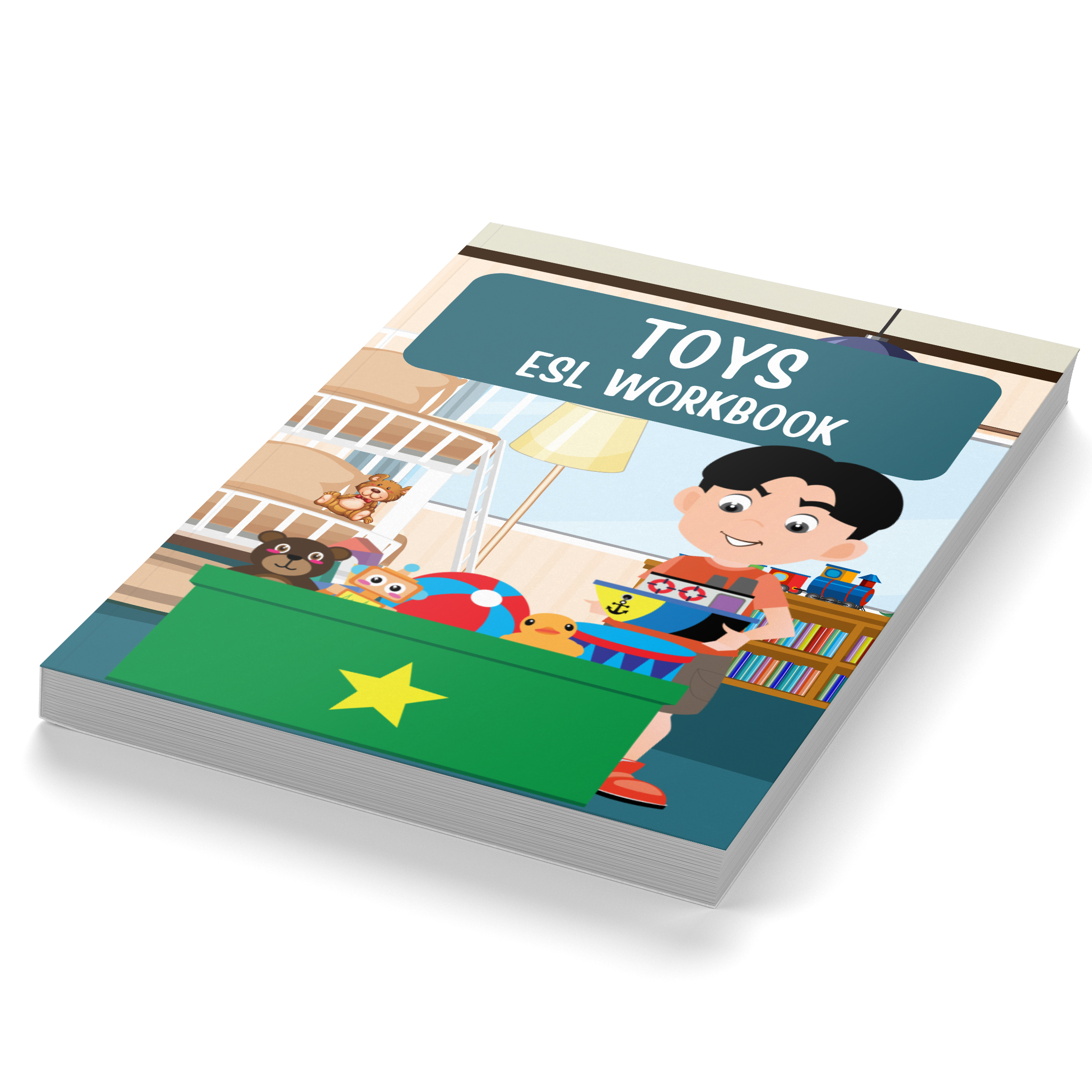 ESL Fun and Colorful Toys Activities Workbook