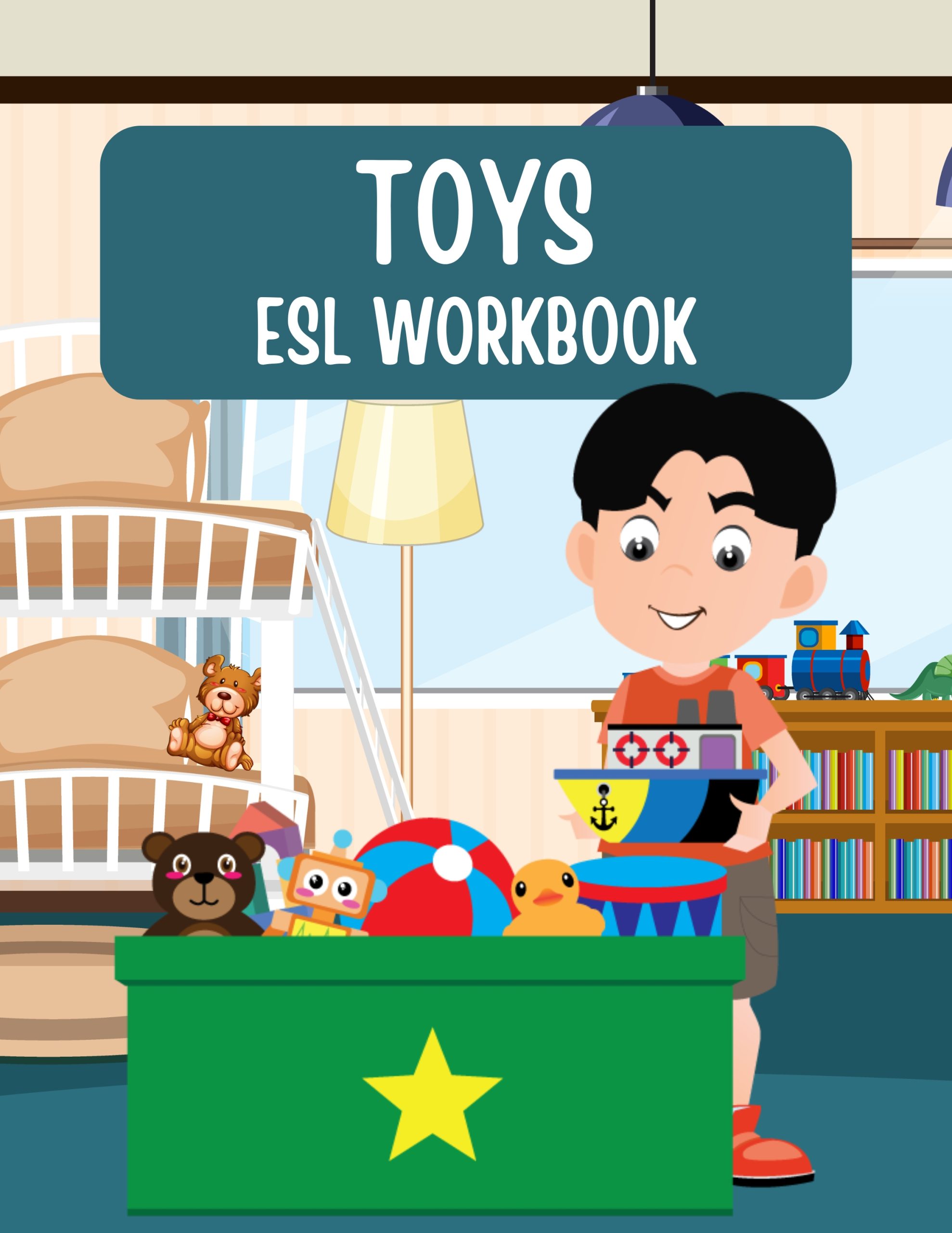 ESL Fun and Colorful Toys Activities Workbook