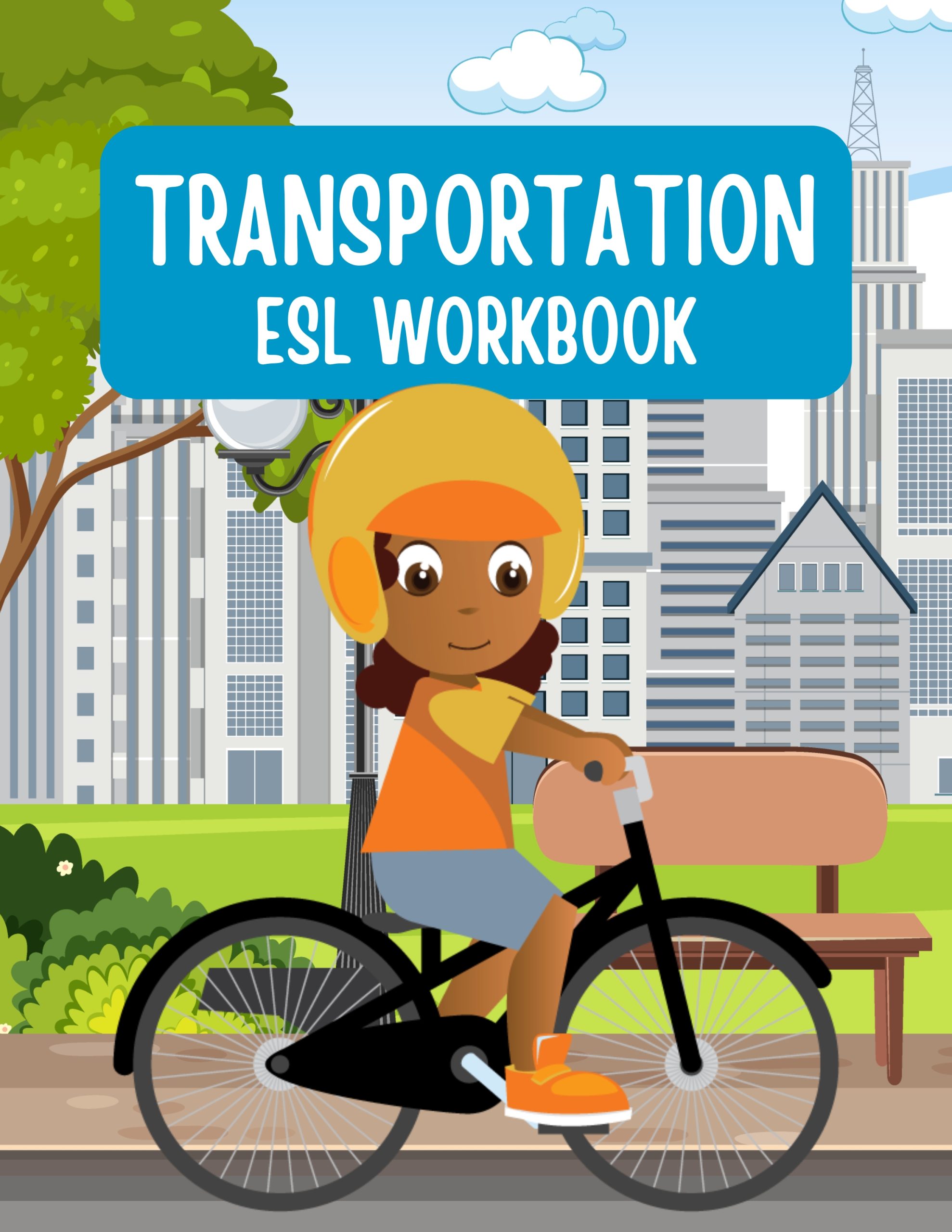 ESL Transportation Fun and Colorful Activities Workbook