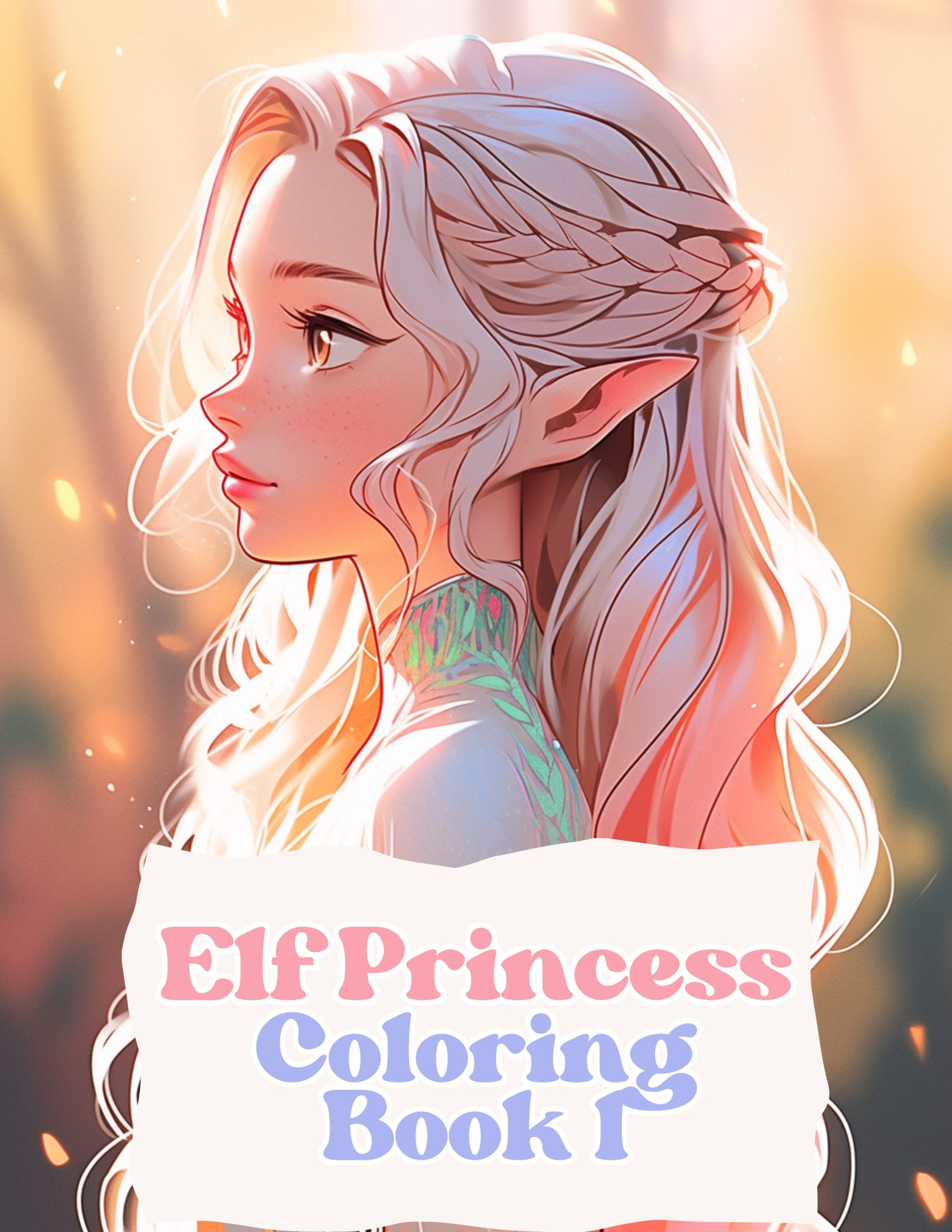 Elf Princesses Coloring Book 1