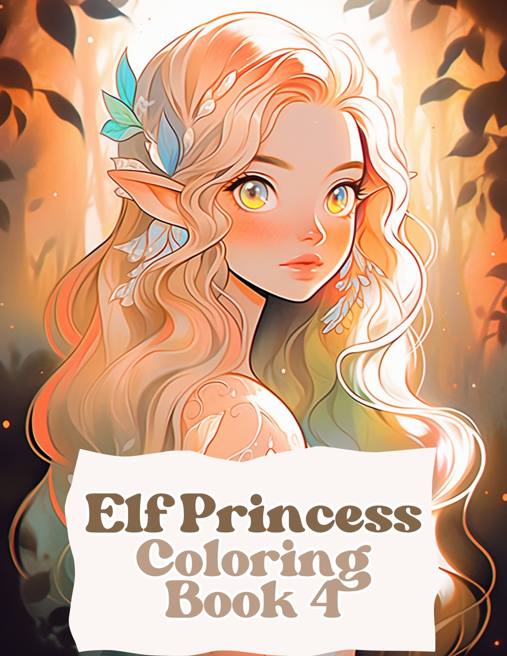 Elf Princesses Coloring Book 4