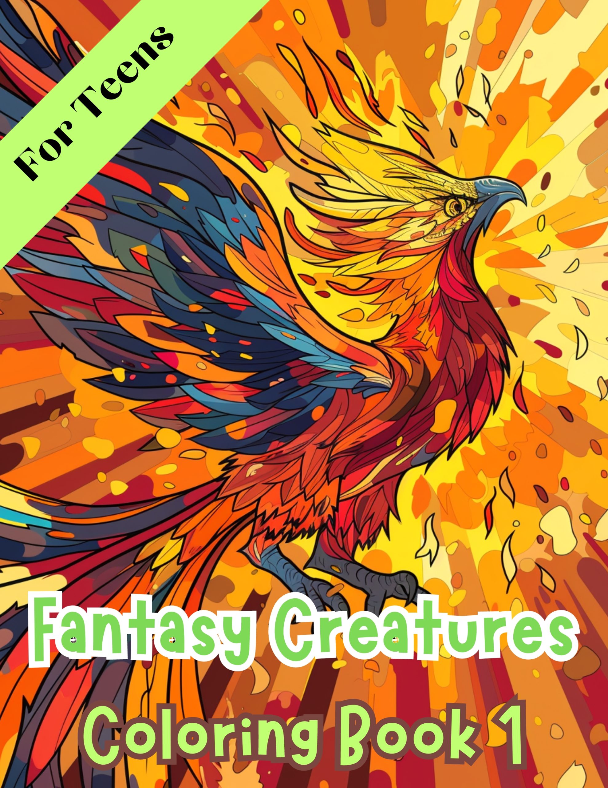 Fantasy Creatures Coloring Book 1