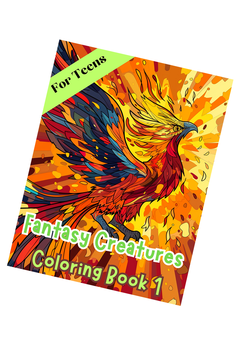 Fantasy Creatures Coloring Book 1