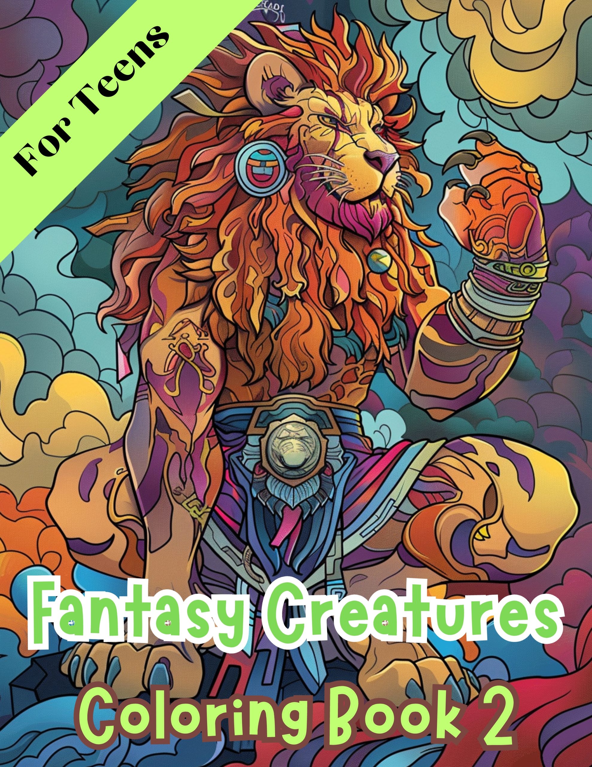 Fantasy Creatures Coloring Book 2